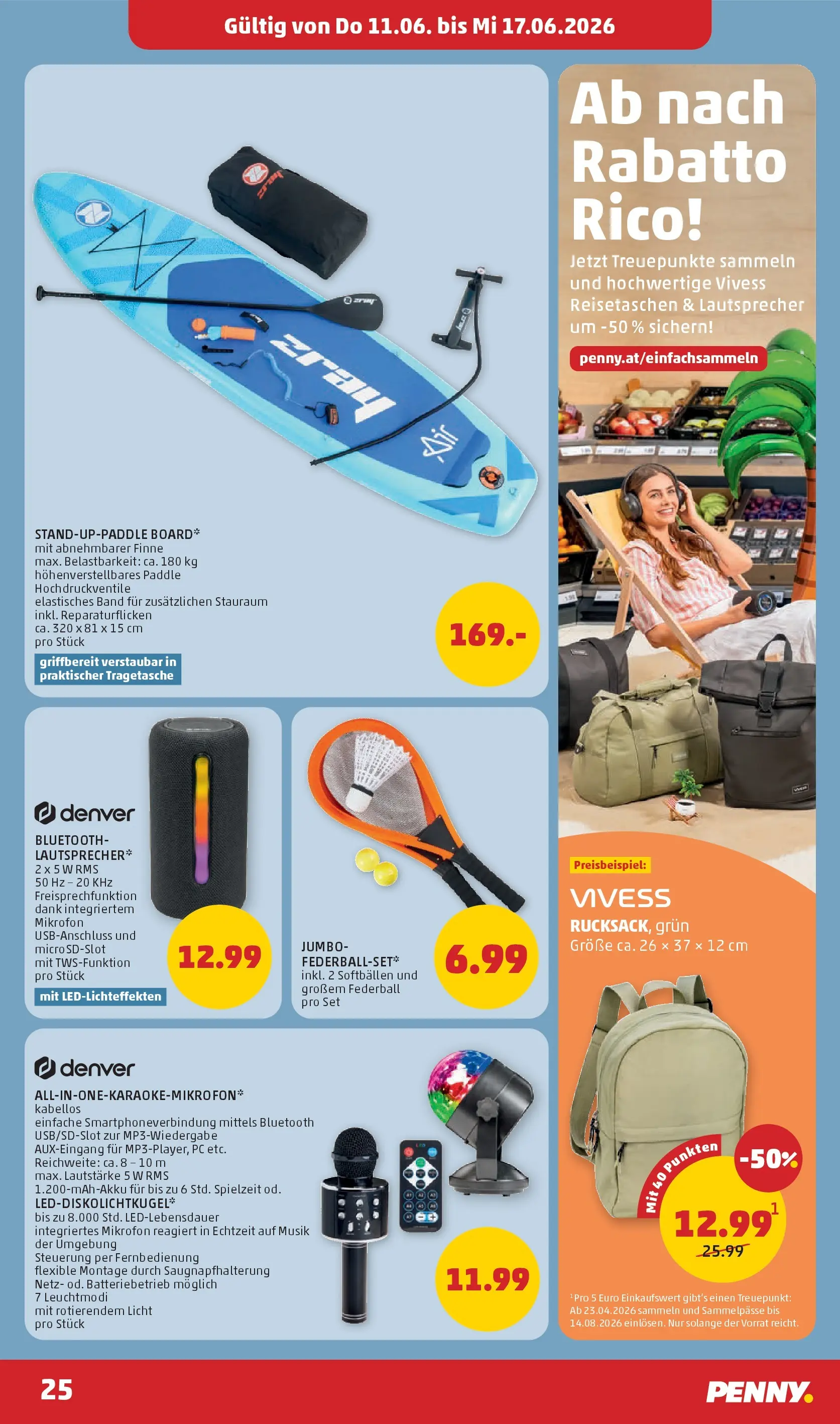 Penny Markt - PENNY: Die ganze Woche sparen. ab (10.06.2026) - Angebote, Prospekt | Seite: 25 | Produkte: PC, Mikrofon, Lautsprecher