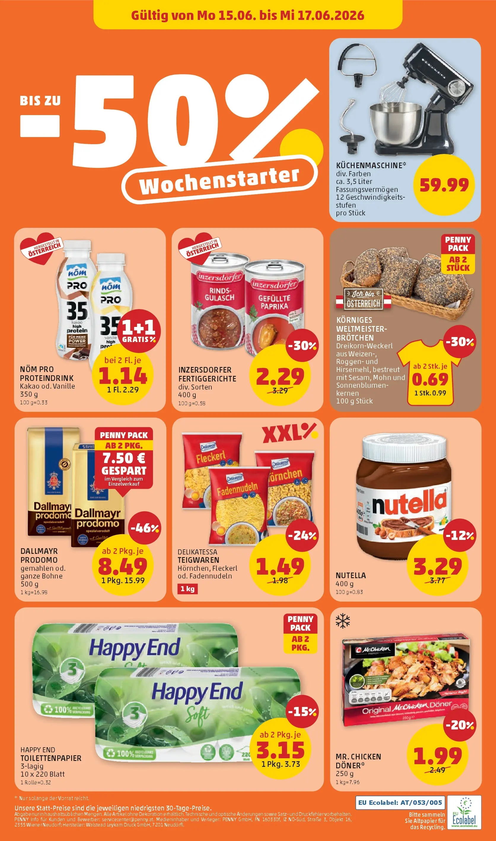 Penny Markt - PENNY: Die ganze Woche sparen. ab (10.06.2026) - Angebote, Prospekt | Seite: 28 | Produkte: Fertiggerichte