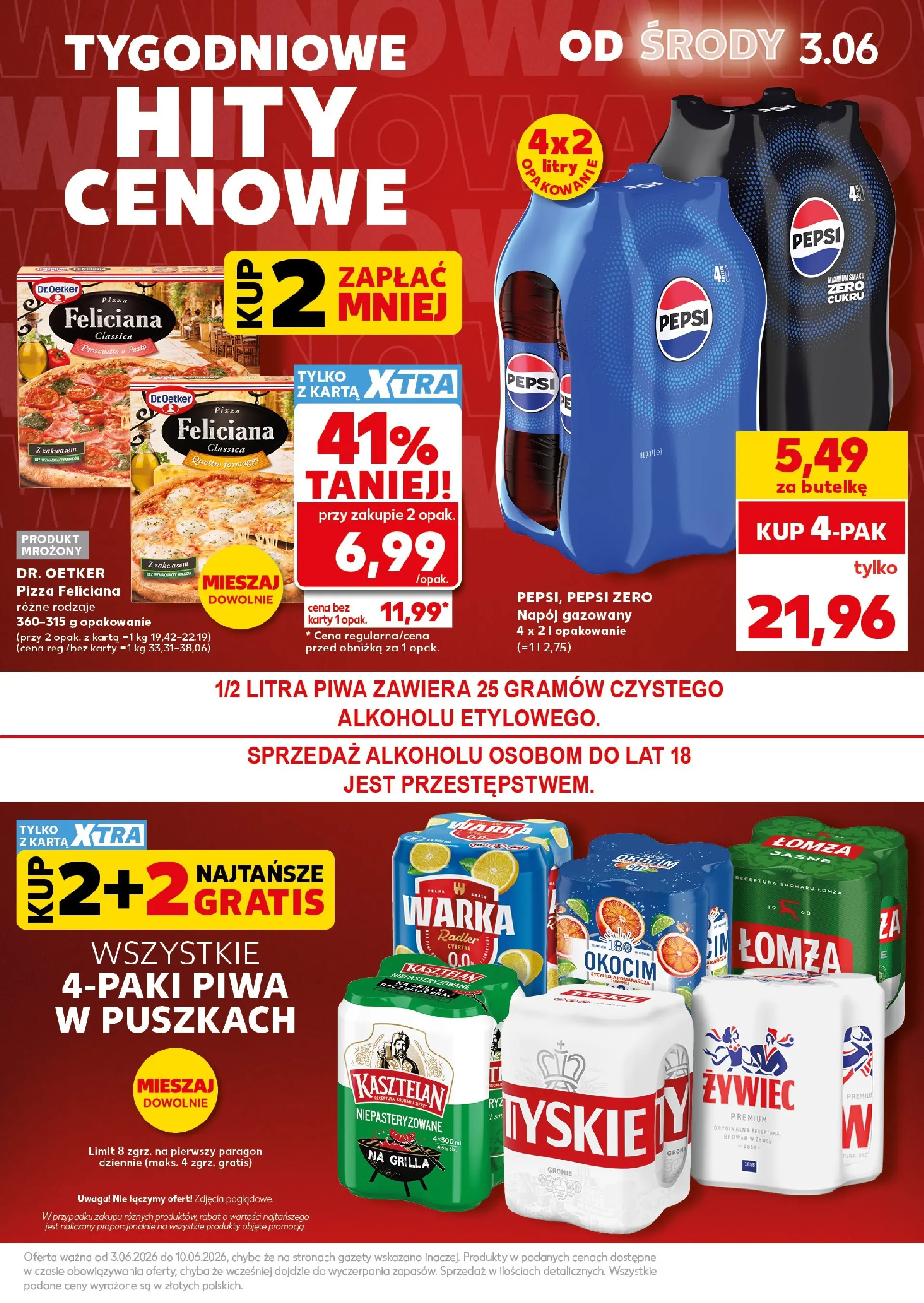 Kaufland gazetka - Super Piątek i Sobota od 05.06.2026 - od jutra PDF | Strona: 7 | Produkty: Cytryna, Warka, Tyskie, Prosciutto