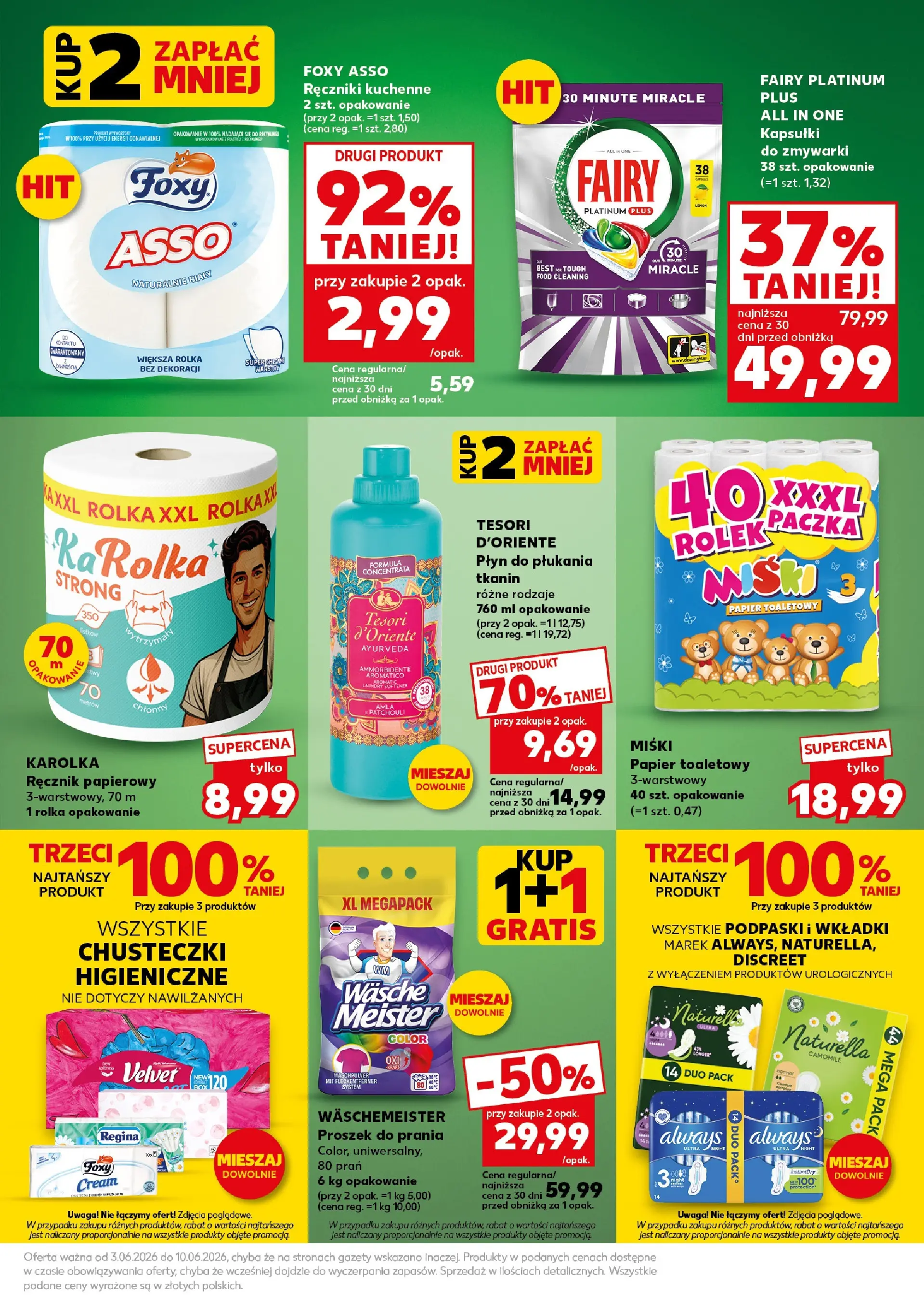 Kaufland gazetka - Super Piątek i Sobota od 05.06.2026 - od jutra PDF | Strona: 23 | Produkty: Tesori d'oriente, Fairy platinum, Fairy, Proszek do prania