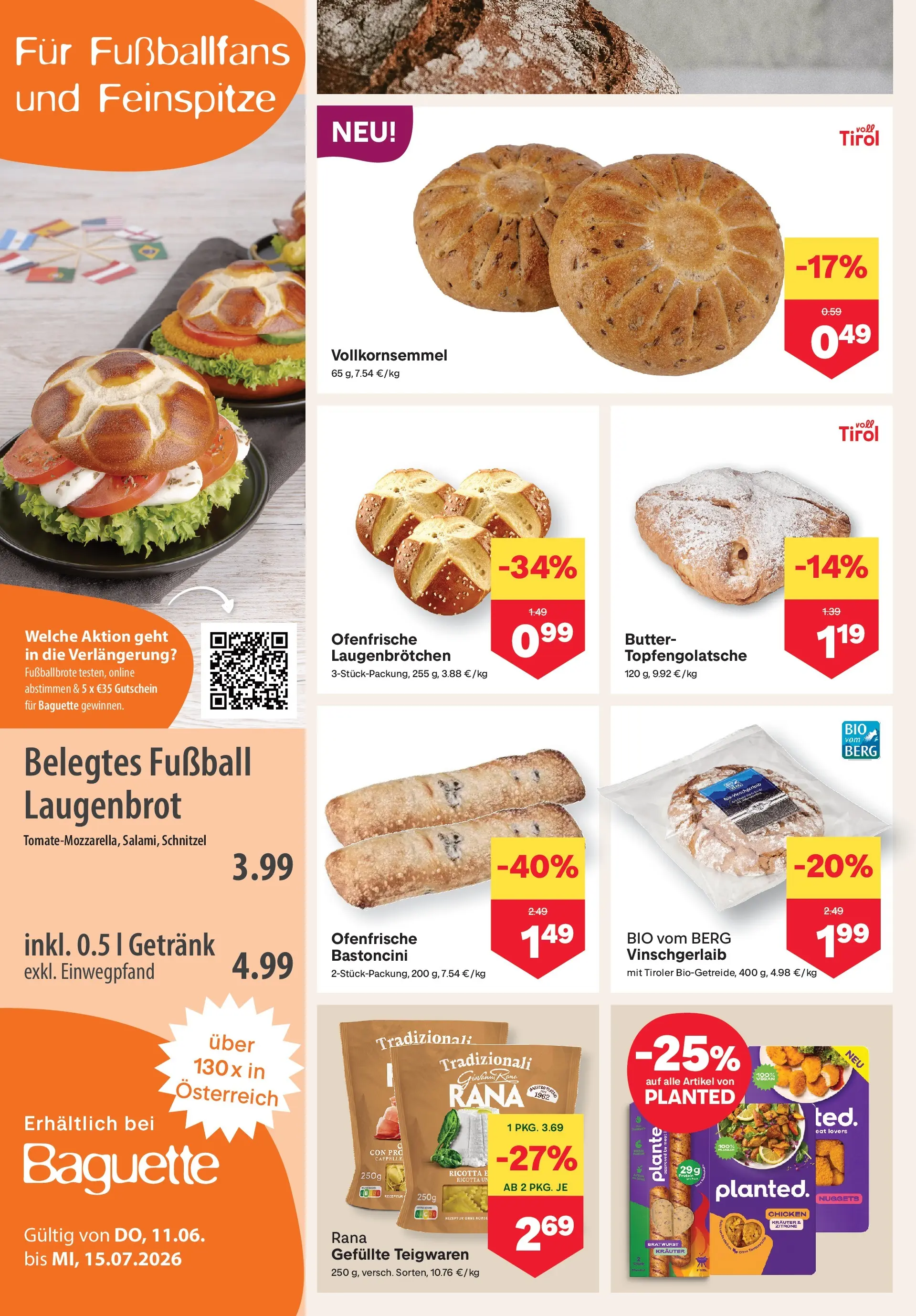 MPREIS Steyr von 10.06.2026 - Aktuelle Angebote | Seite: 4 | Produkte: Zitrone, Jääkaappipakastin, Butter