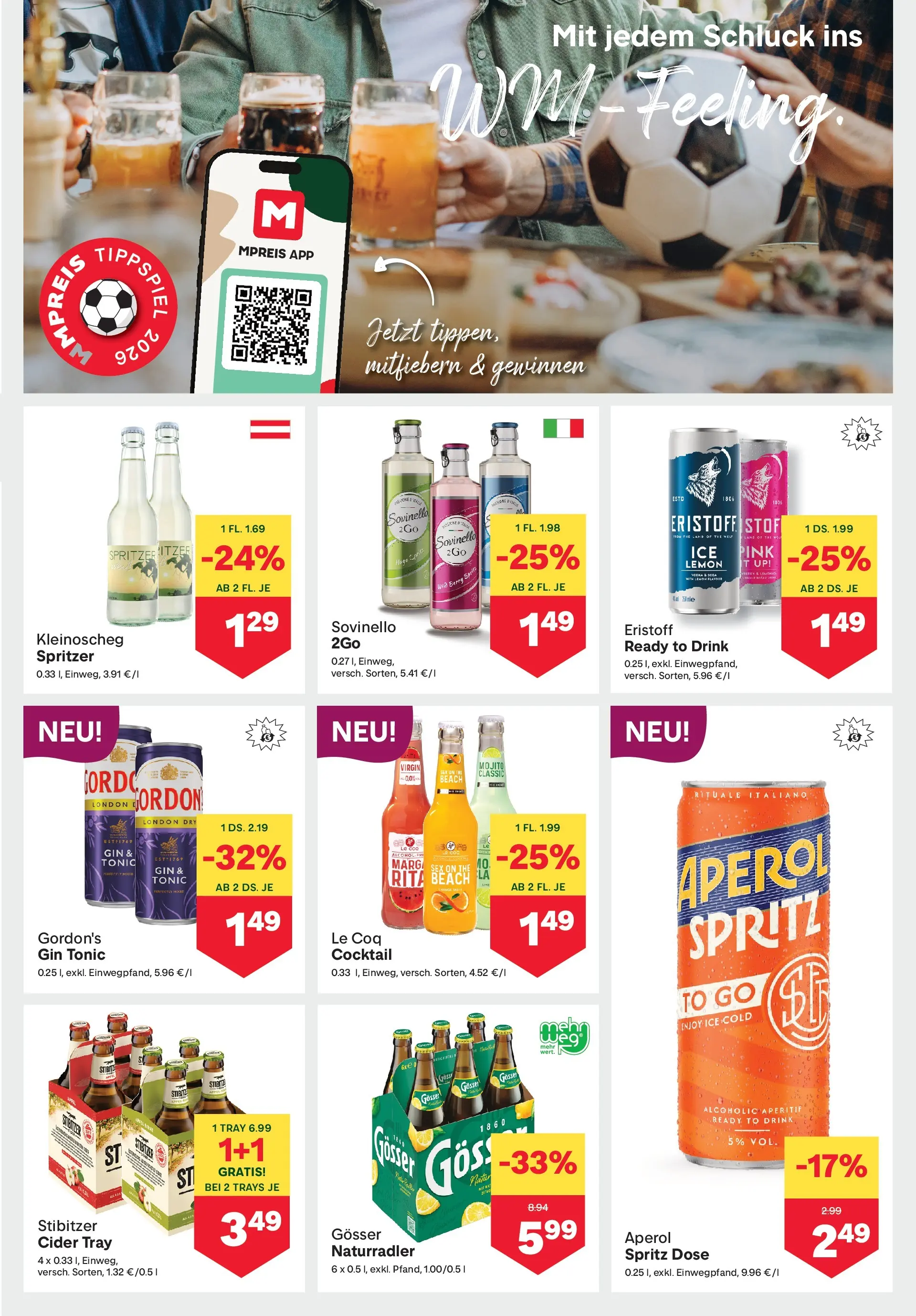 MPREIS Steyr von 10.06.2026 - Aktuelle Angebote | Seite: 7 | Produkte: Gin