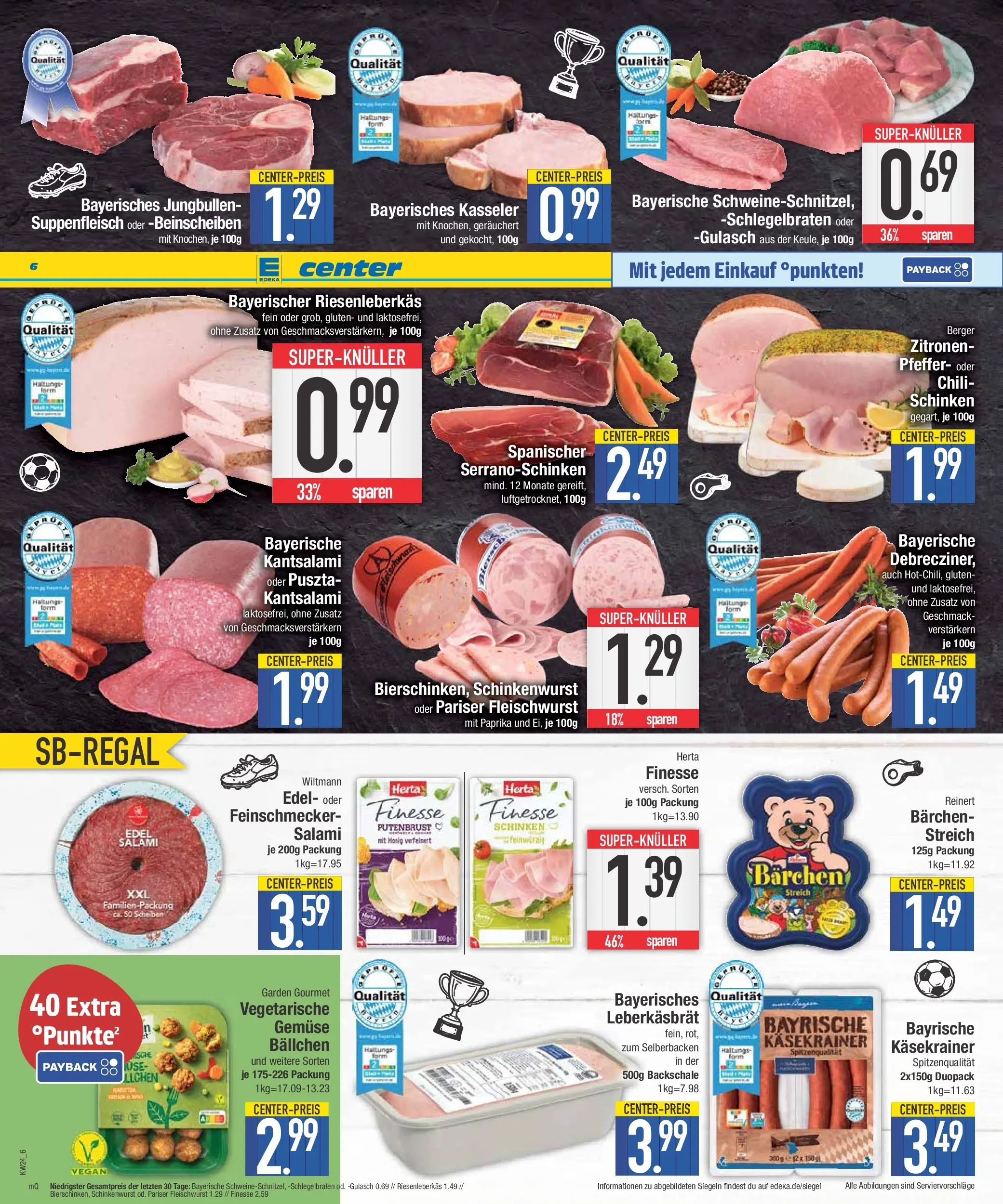 Edeka prospekt Abensberg (ab 07.06.2026) » Angebote Online | Seite: 6 | Produkte: Paprika, Chili, Schinken, Herta finesse