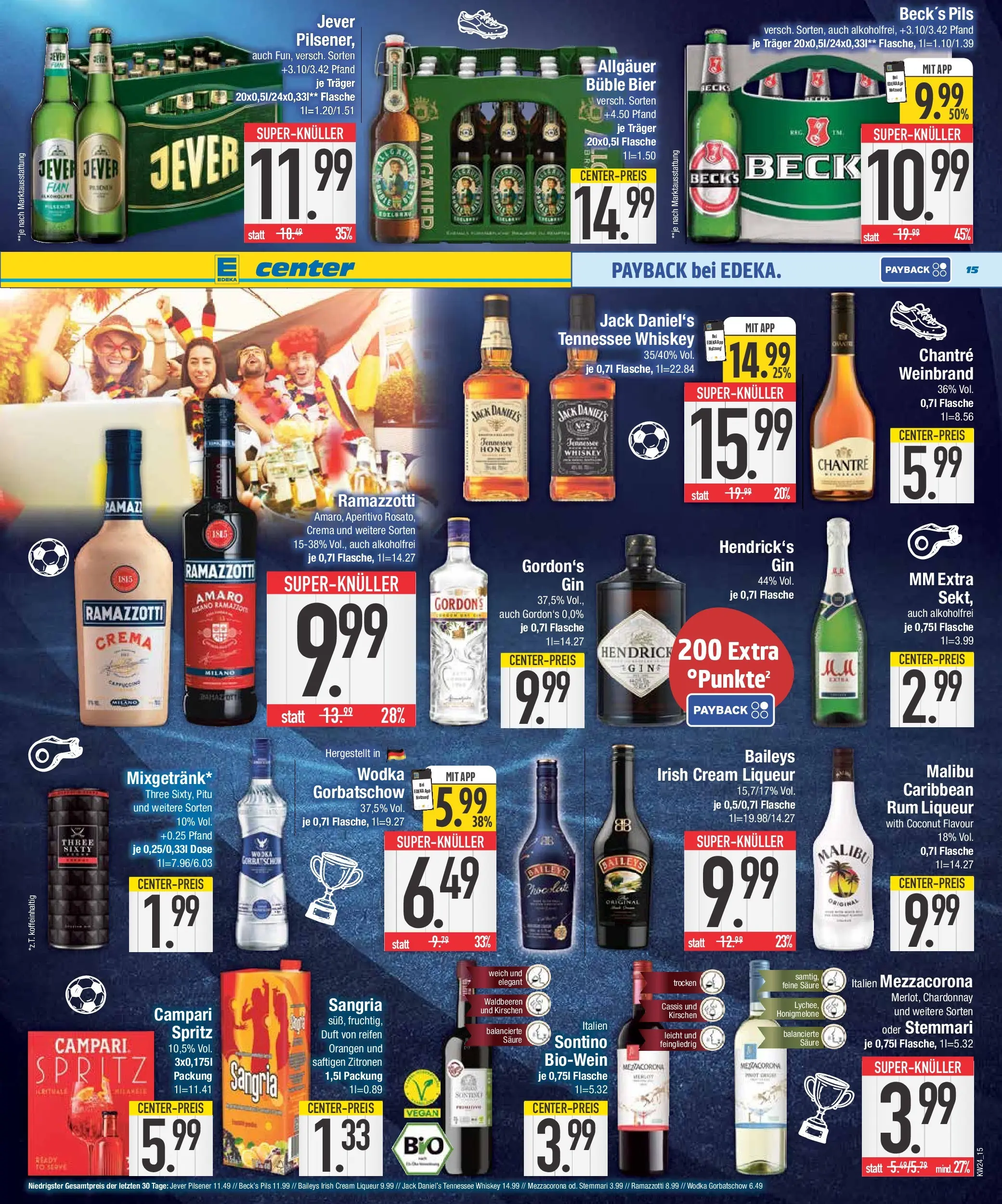 Edeka prospekt Abensberg (ab 07.06.2026) » Angebote Online | Seite: 15 | Produkte: Gordon's gin, Duft, Honigmelone, Gin