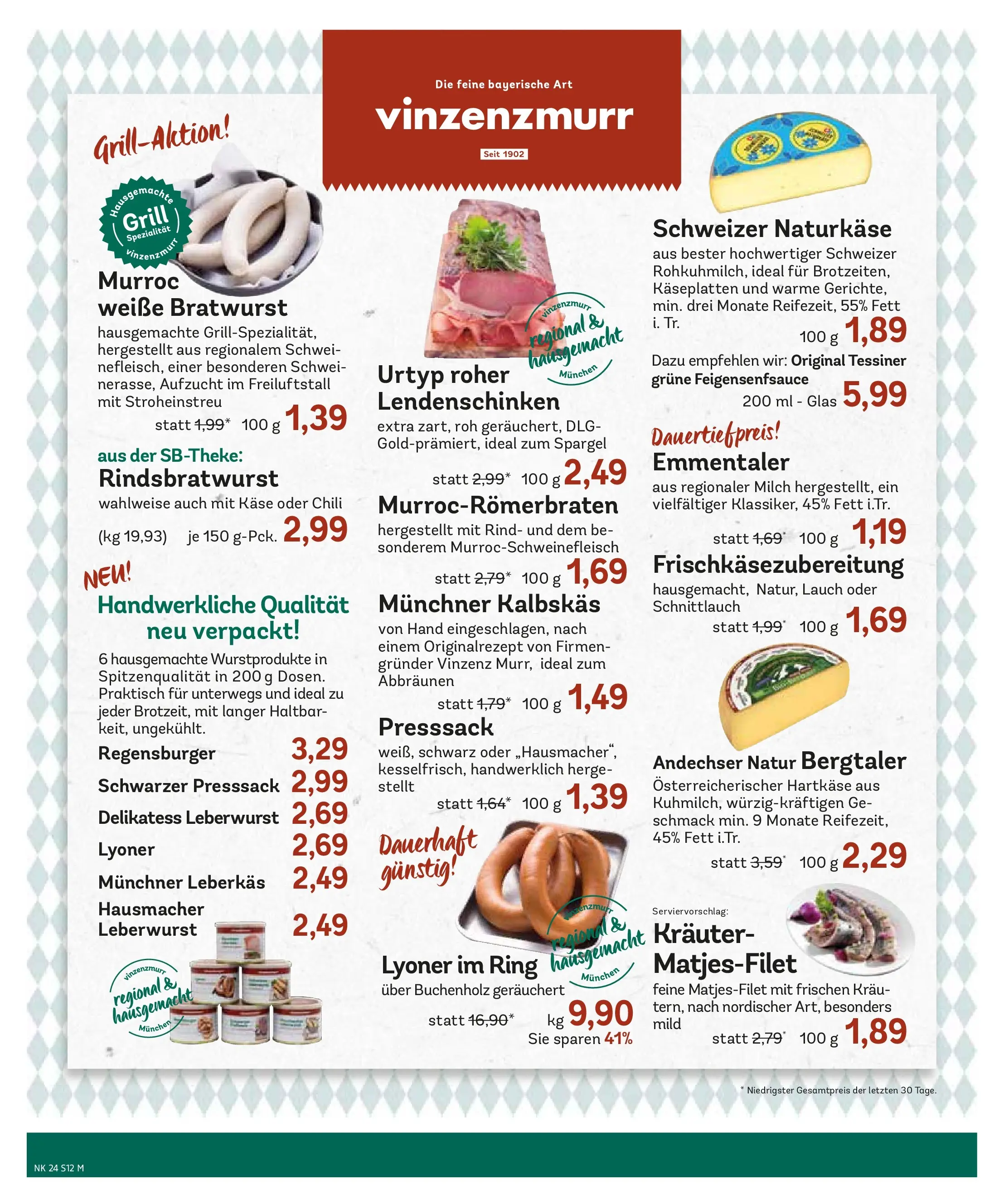 Edeka prospekt Murnau (ab 07.06.2026) » Angebote Online | Seite: 14 | Produkte: Grill, Milch, Bratwurst, Spargel