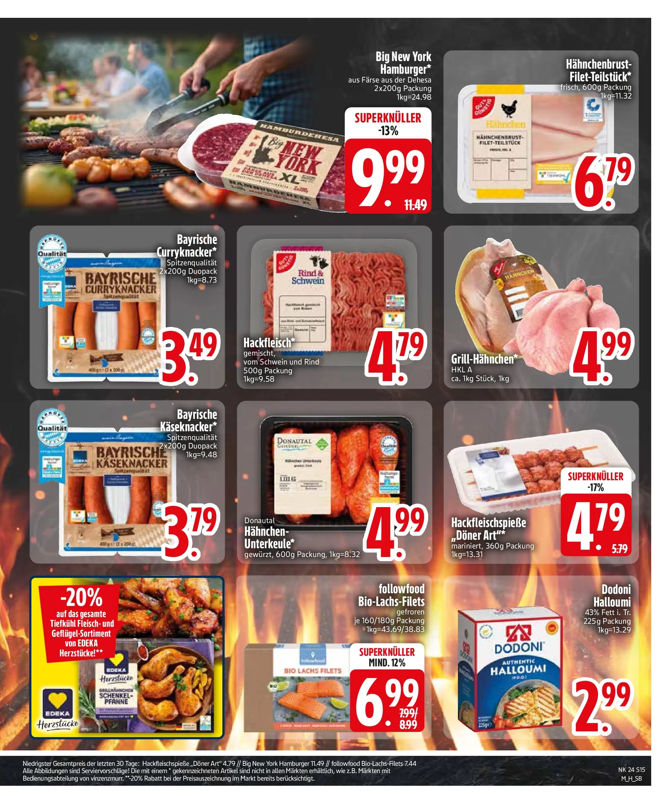 Edeka prospekt Bodenkirchen (ab 07.06.2026) » Angebote Online | Seite: 17 | Produkte: Hahnchen, Lachs, Fleisch, Hahnchenbrust