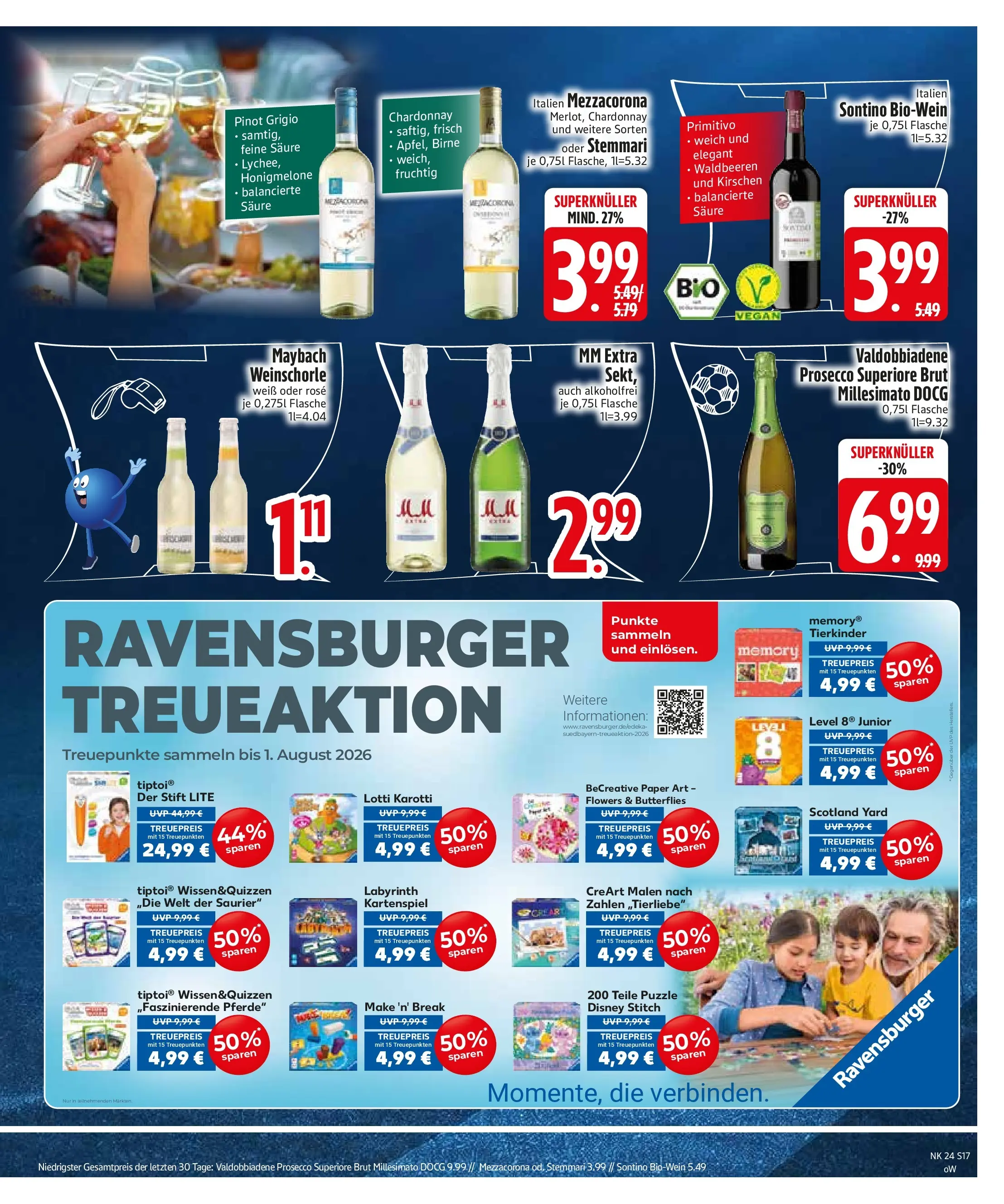 Edeka prospekt Vilgertshofen-Issing (ab 07.06.2026) » Angebote Online | Seite: 19 | Produkte: Sekt, Honigmelone, Prosecco, Weinschorle