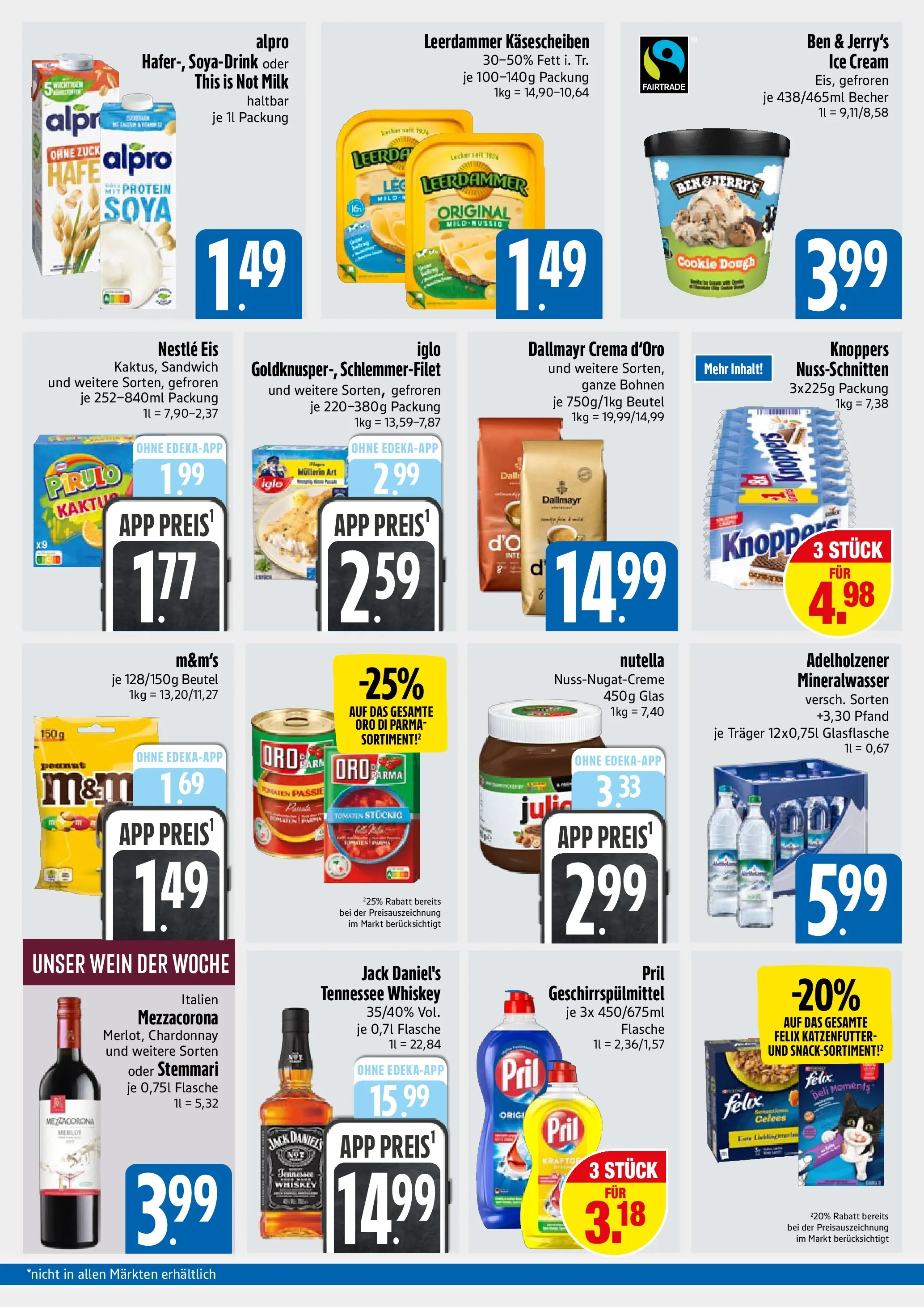 Angebote - E xpress: Wochenangebote (ab 07.06.2026) zum Blättern | Seite: 2 | Produkte: Jack Daniel's, Knoppers, Wein, Eis