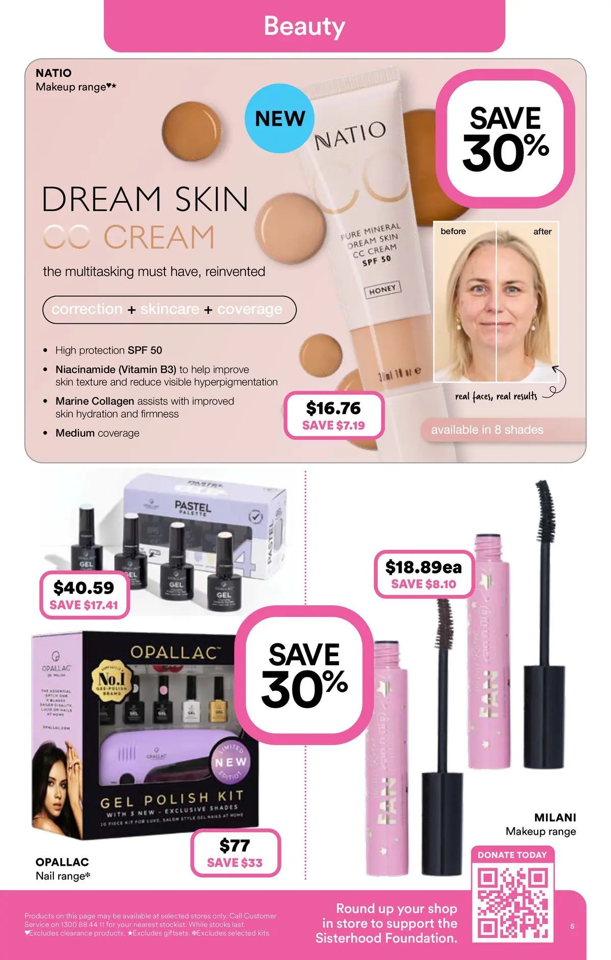 Priceline Pharmacy catalogue Albury - 03/06/2026 > weekly / monthly specials | Page: 5 | Products: Cc cream, Cream, Polish, Collagen