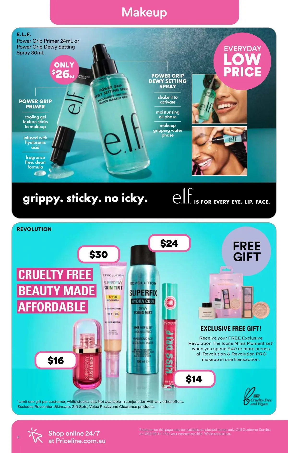 Priceline Pharmacy catalogue Albury - 03/06/2026 > weekly / monthly specials | Page: 6 | Products: Fragrance, Oil, Makeup, Water
