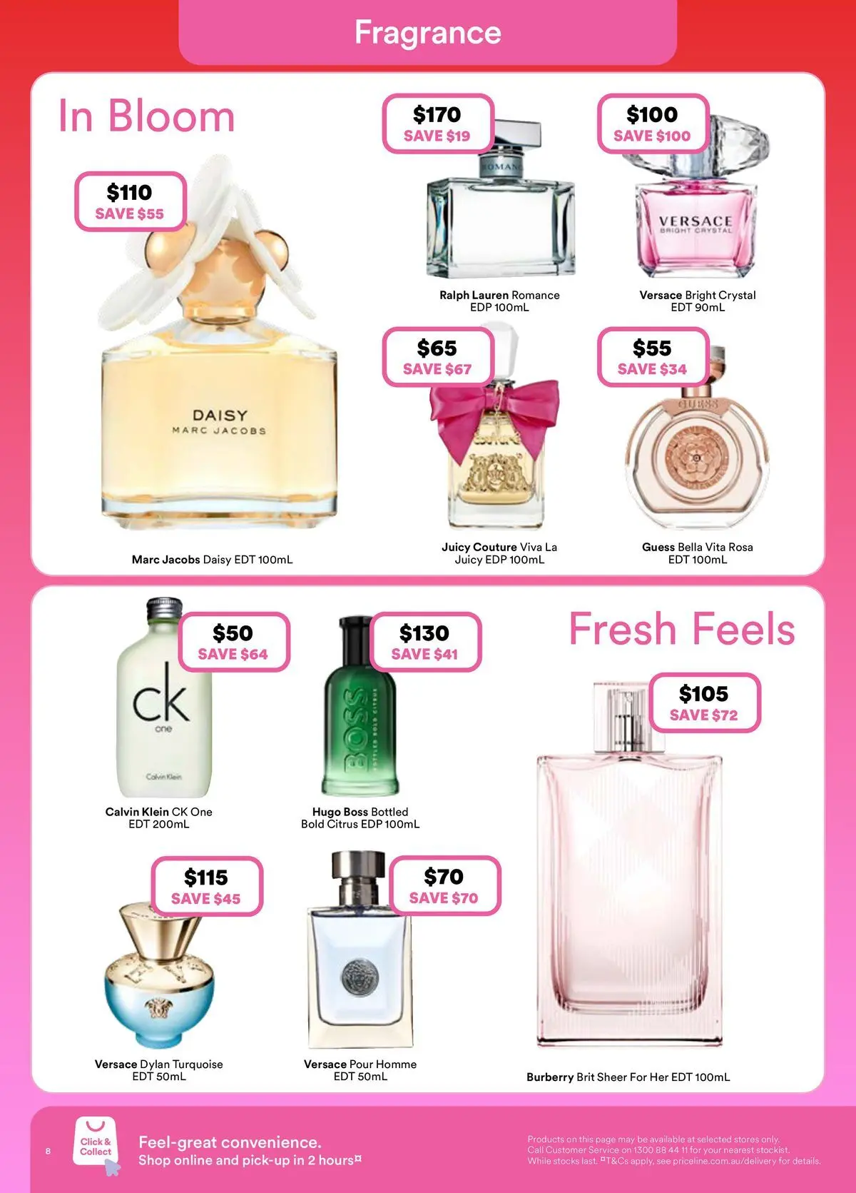 Priceline Pharmacy catalogue Albury - 03/06/2026 > weekly / monthly specials | Page: 8 | Products: Fragrance