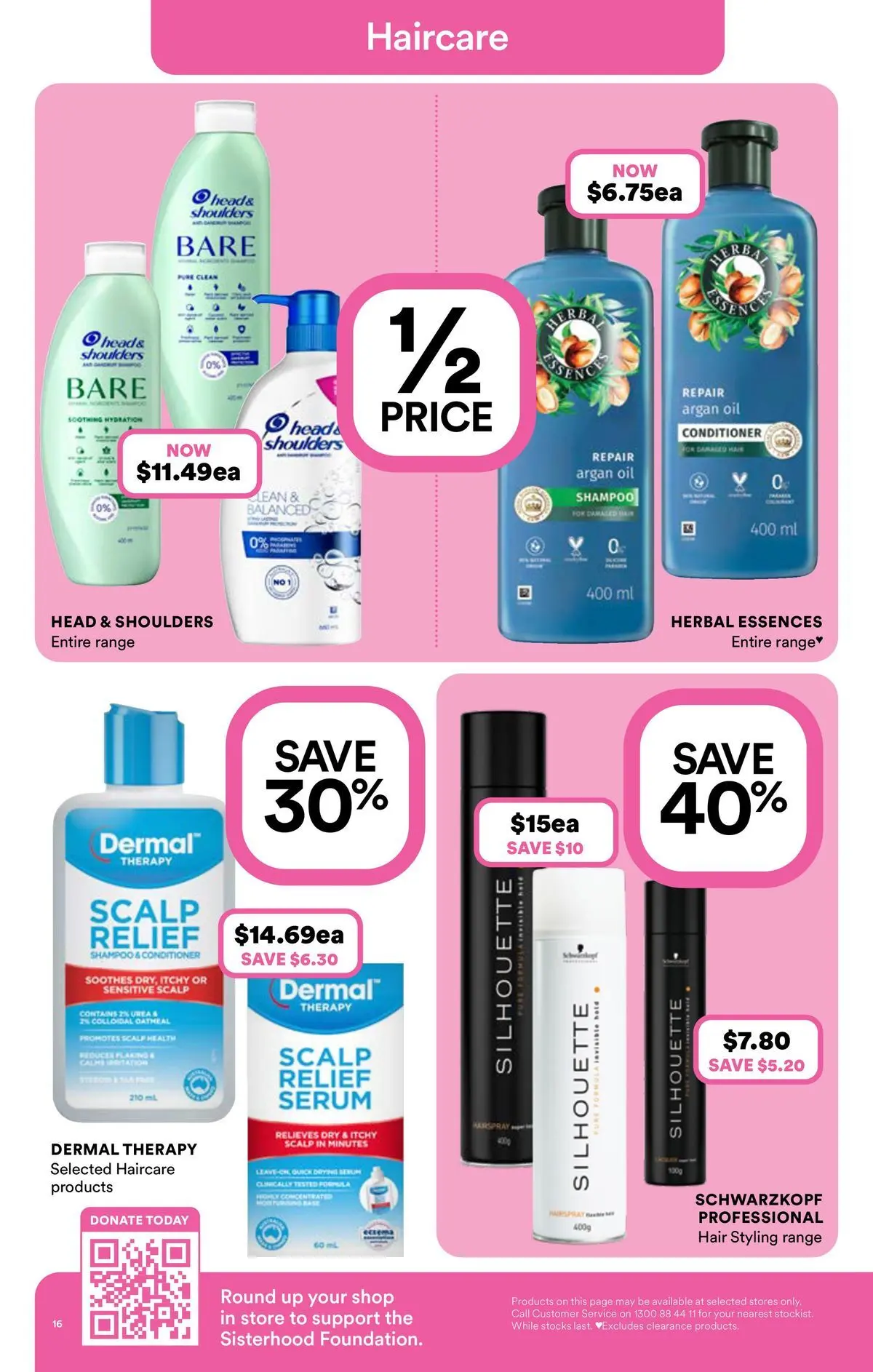 Priceline Pharmacy catalogue Albury - 03/06/2026 > weekly / monthly specials | Page: 16 | Products: Shampoo, Oil, Argan oil, Herbal