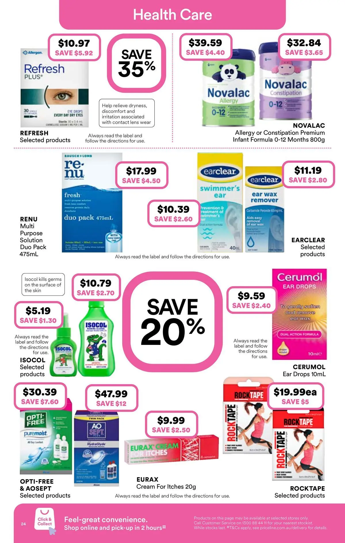 Priceline Pharmacy catalogue Albury - 03/06/2026 > weekly / monthly specials | Page: 24 | Products: Cream, Allergy