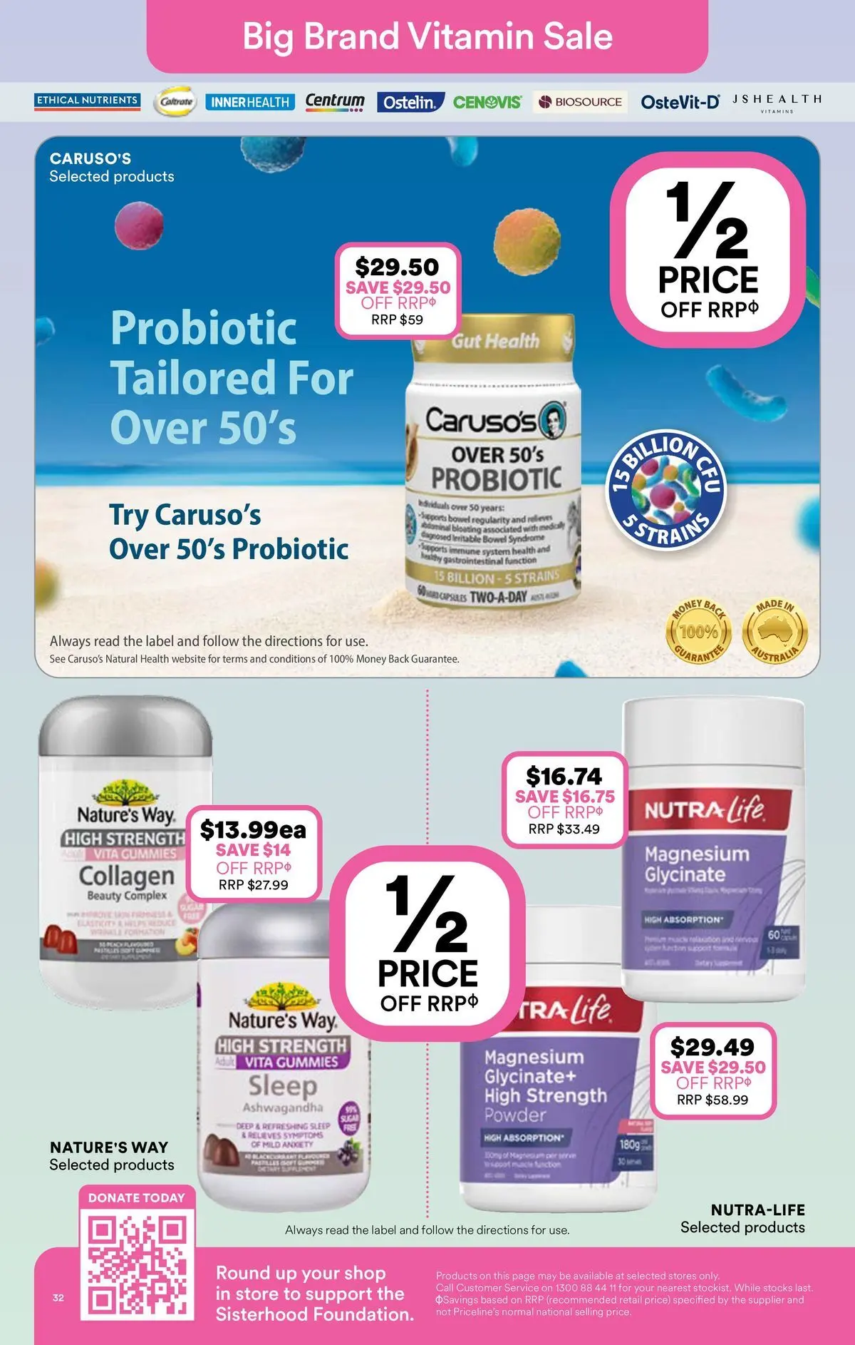 Priceline Pharmacy catalogue Albury - 03/06/2026 > weekly / monthly specials | Page: 32 | Products: Powder, Collagen, Nutrients, Vitamin