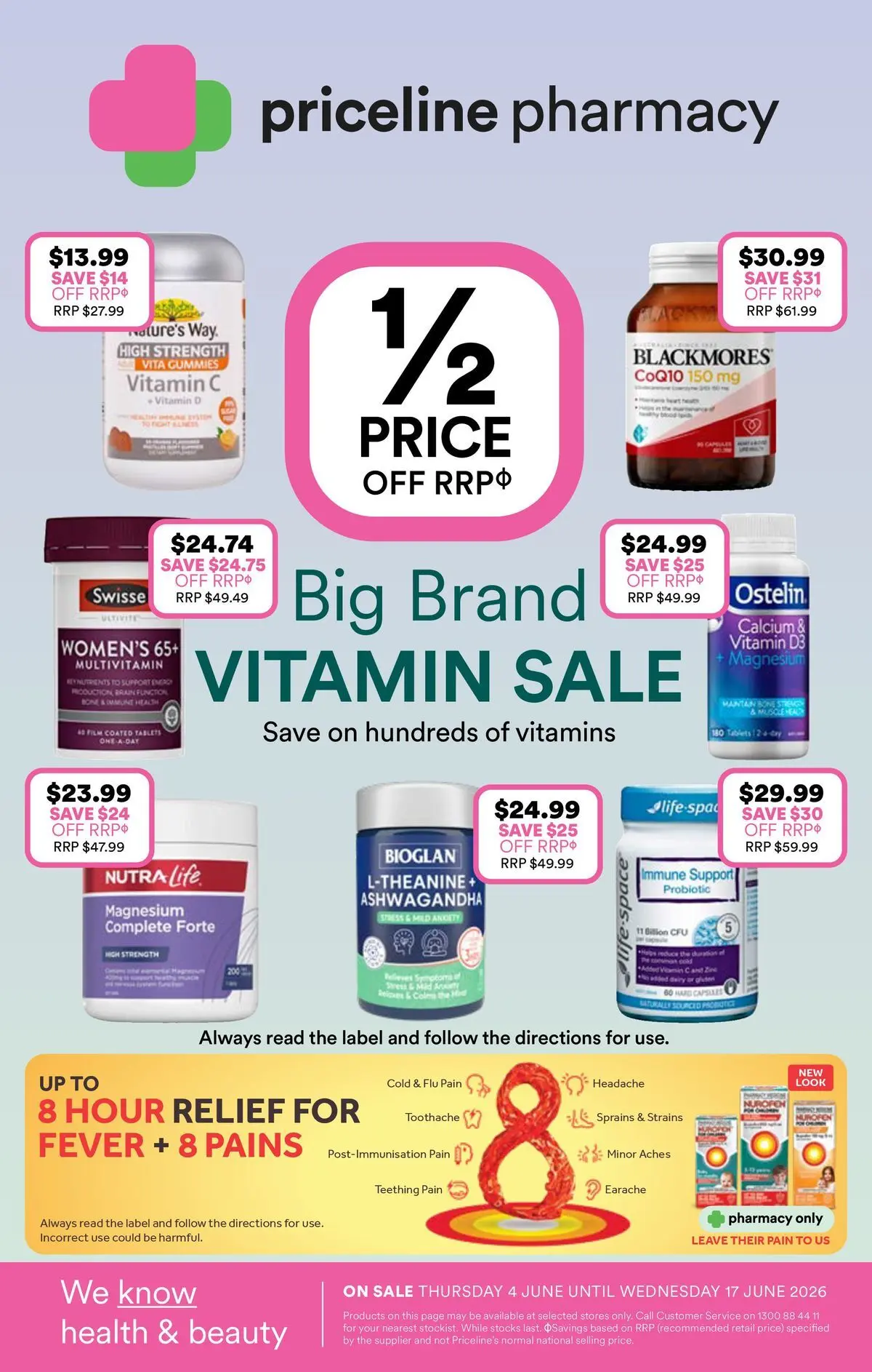 Priceline Pharmacy catalogue Albury - 03/06/2026 > weekly / monthly specials | Page: 36 | Products: Multivitamin, Tablets, Teething, Vitamin