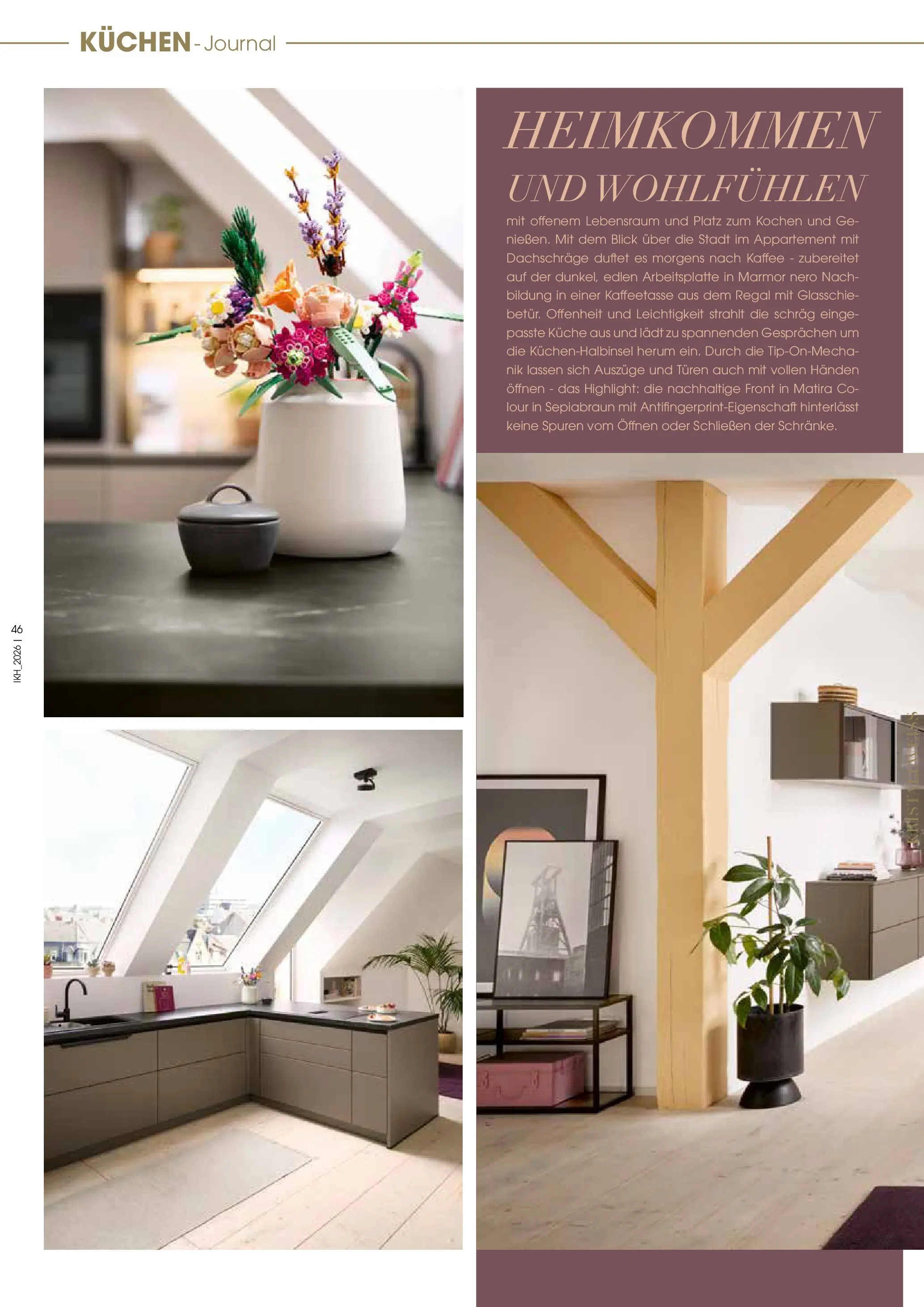 Zurbrüggen Küchen Journal (ab 27.05.2026) zum Blättern | Seite: 46 | Produkte: Kaffee, Regal, Küche