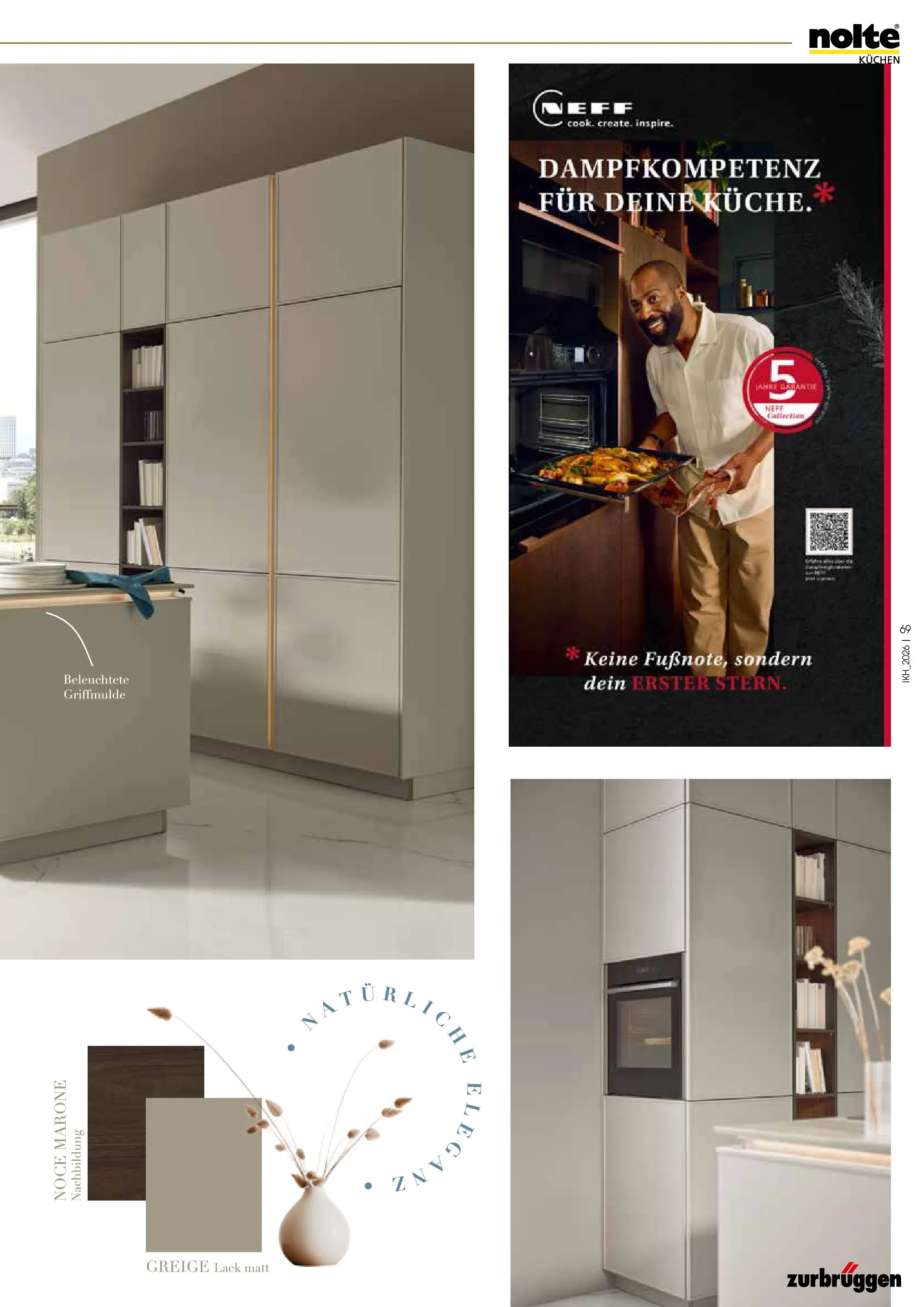Zurbrüggen Küchen Journal (ab 27.05.2026) zum Blättern | Seite: 69 | Produkte: Neff, Küche, Kuchen