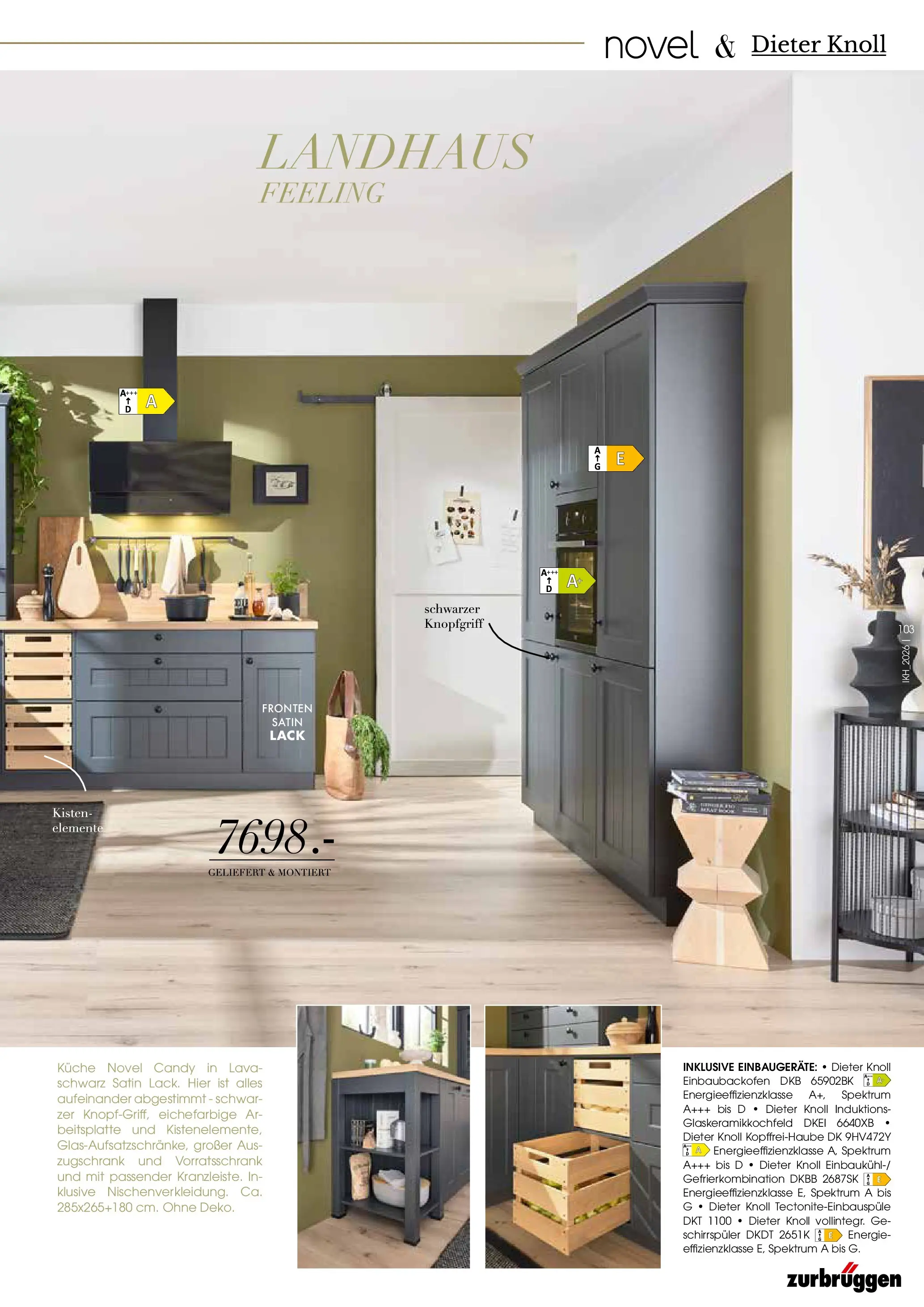 Zurbrüggen Küchen Journal (ab 27.05.2026) zum Blättern | Seite: 103 | Produkte: Küche