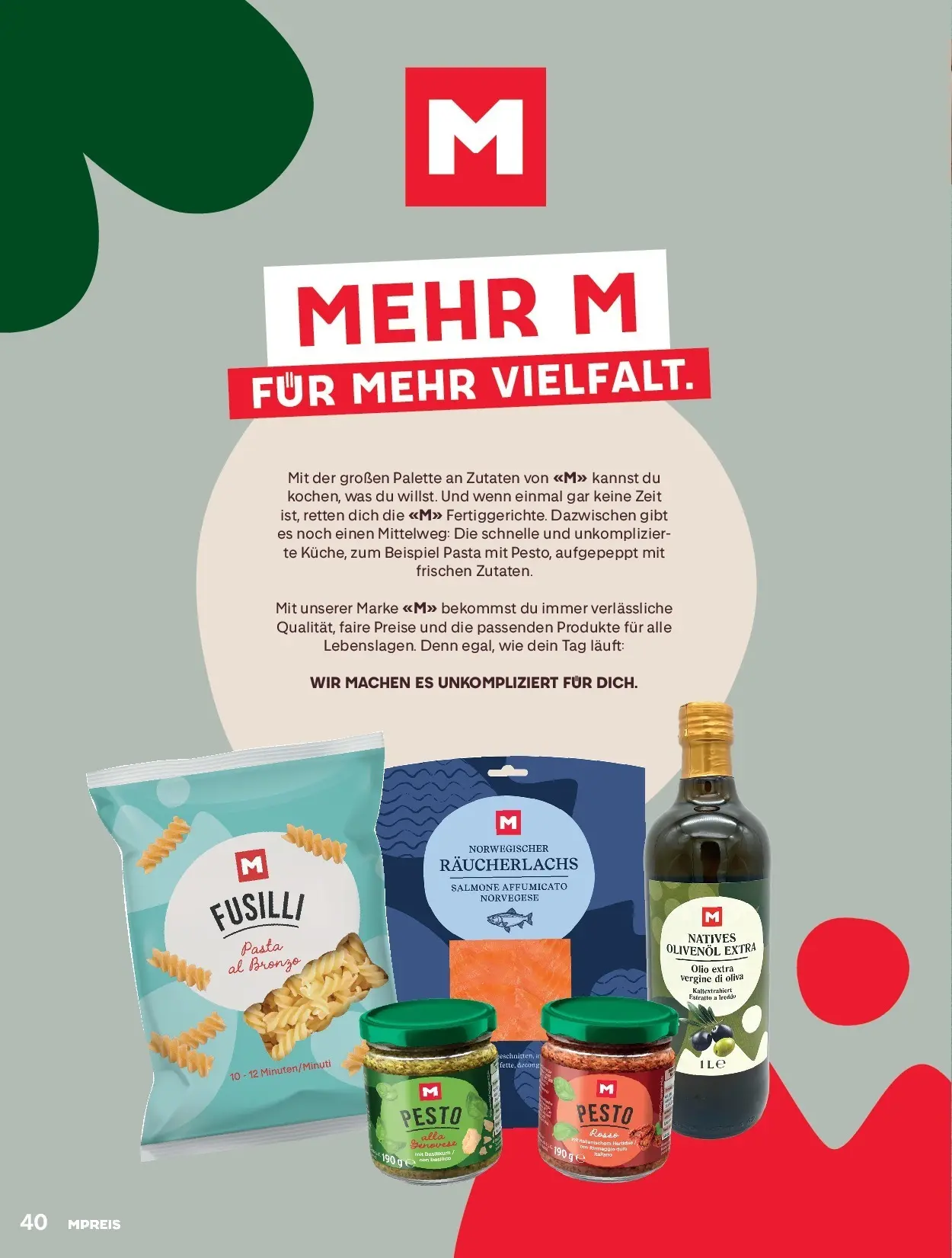 MPREIS Sommermagazin 2026 von 28.05.2026 - Aktuelle Angebote | Seite: 40 | Produkte: Pasta