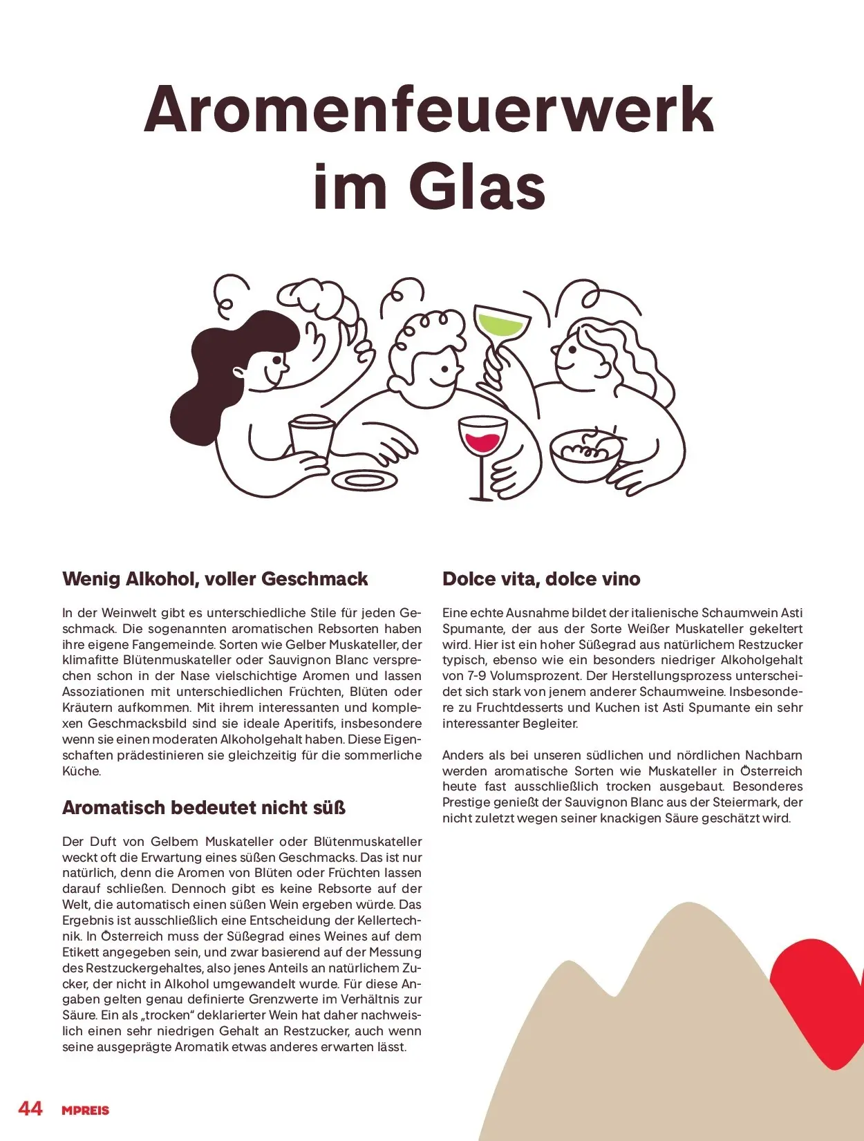 MPREIS Sommermagazin 2026 von 28.05.2026 - Aktuelle Angebote | Seite: 44 | Produkte: Duft, Wein
