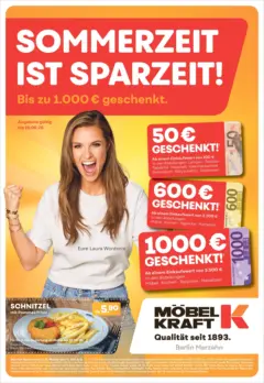Möbel Kraft - Möbel Kraft: Sommerzeit ist Sparzeit! ab 02.06.2026 gültig