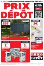 Brico D&eacute;p&ocirc;t PRIX D&Eacute;P&Ocirc;T - au 18.06.2026