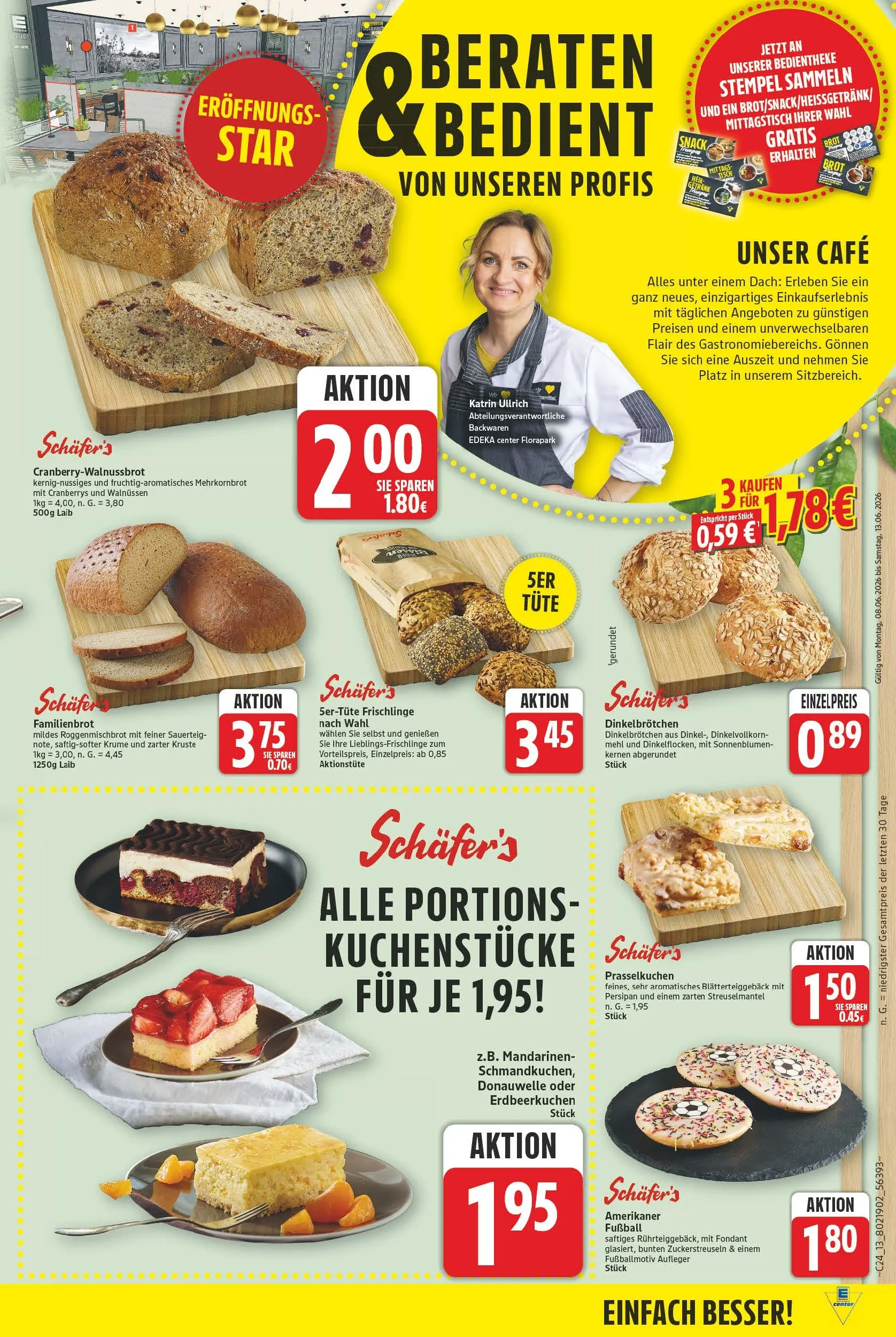 E center Prospekt Magdeburg (ab 08.06.2026) zum Blättern | Seite: 13 | Produkte: Mehl, Mandarinen, Fußball