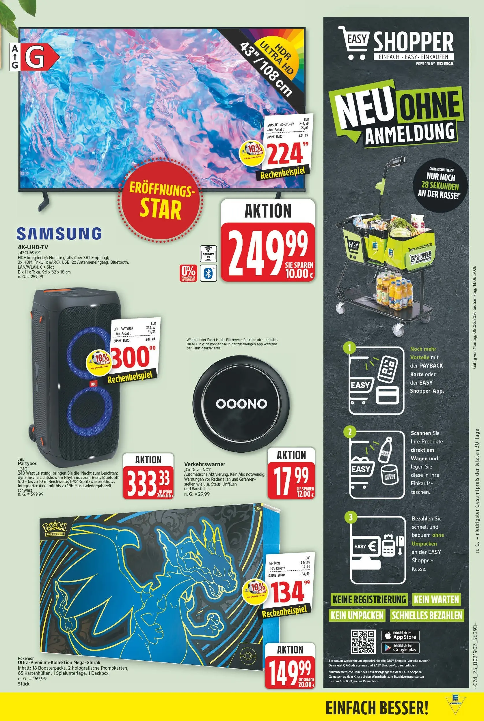 E center Prospekt Magdeburg (ab 08.06.2026) zum Blättern | Seite: 27 | Produkte: Samsung