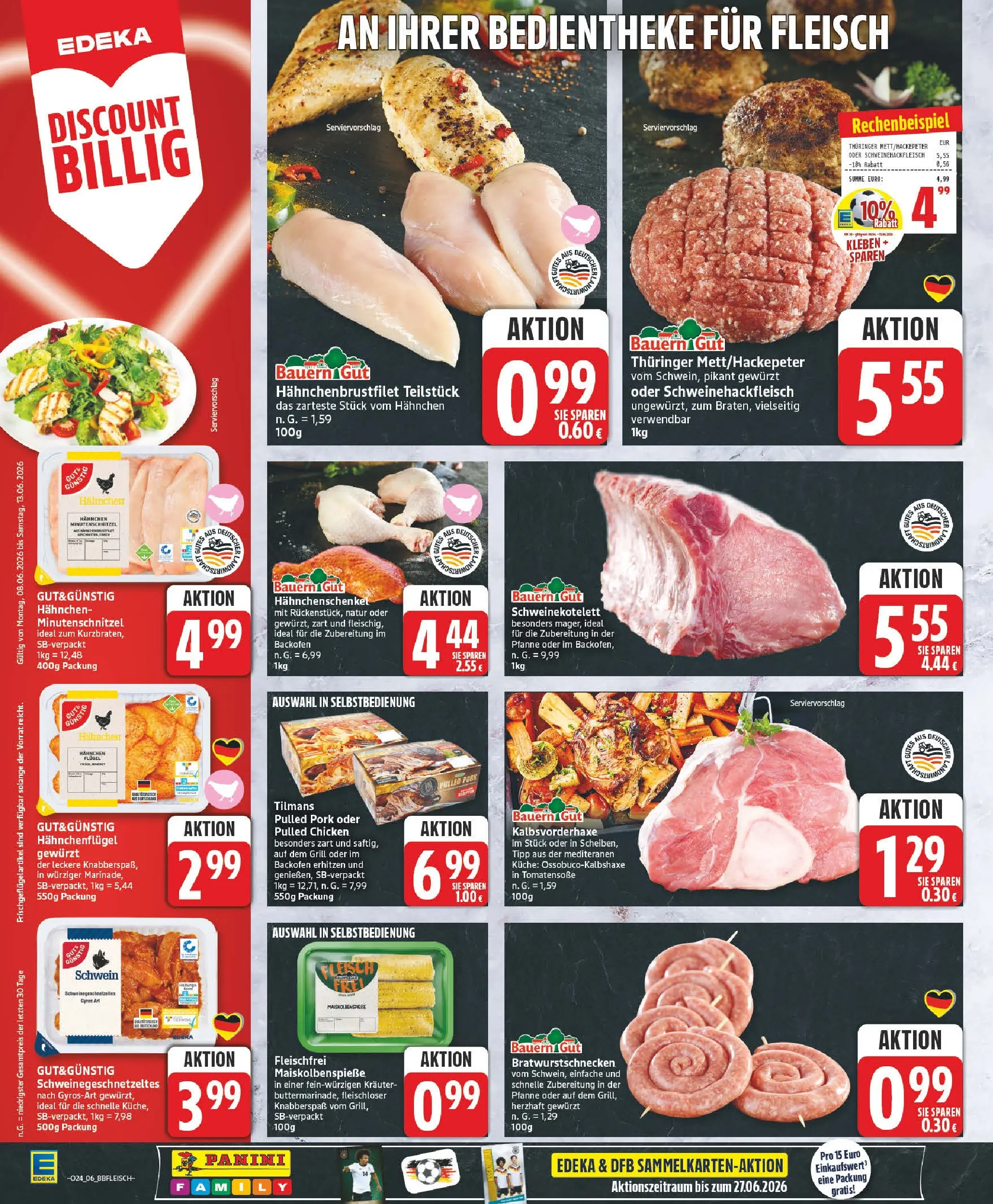 Edeka prospekt Zossen (ab 08.06.2026) » Angebote Online | Seite: 6 | Produkte: Grill, Hahnchenschenkel, Küche, Fleisch