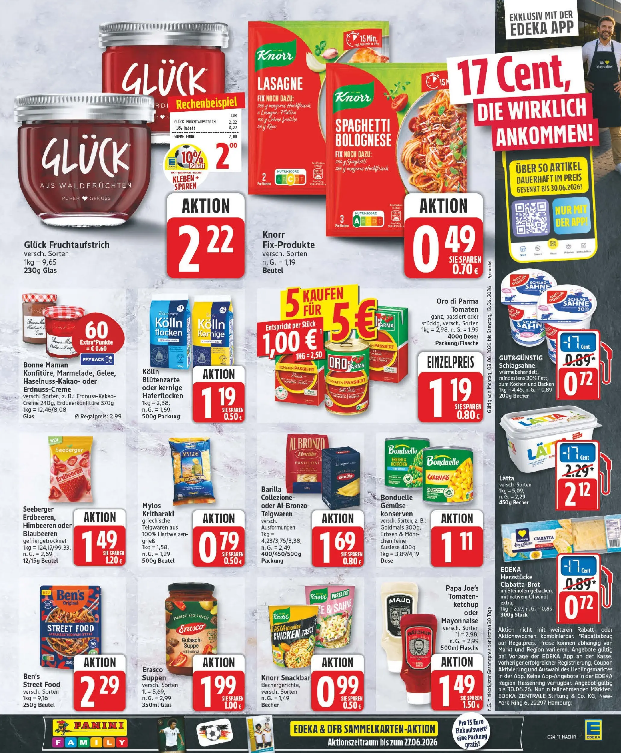 Edeka prospekt Zossen (ab 08.06.2026) » Angebote Online | Seite: 11 | Produkte: Oro di parma, Gemüse, Blaubeeren, Ketchup