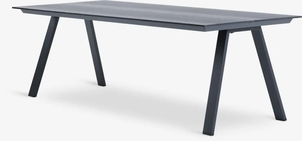JYSK Masă grădină FAUSING 100x220 neagră