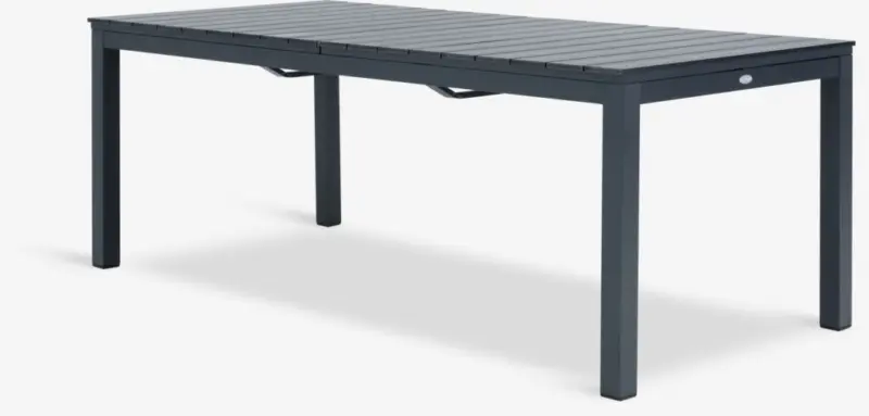 JYSK Masă grădină VATTRUP 95x206/321 neagră