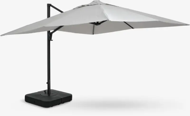 JYSK Umbrelă suspendată BUBERG 300x300 gri deschis
