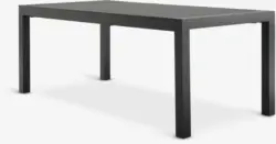 JYSK Masă grădină HESTEHAVE 95x205/275 neagră