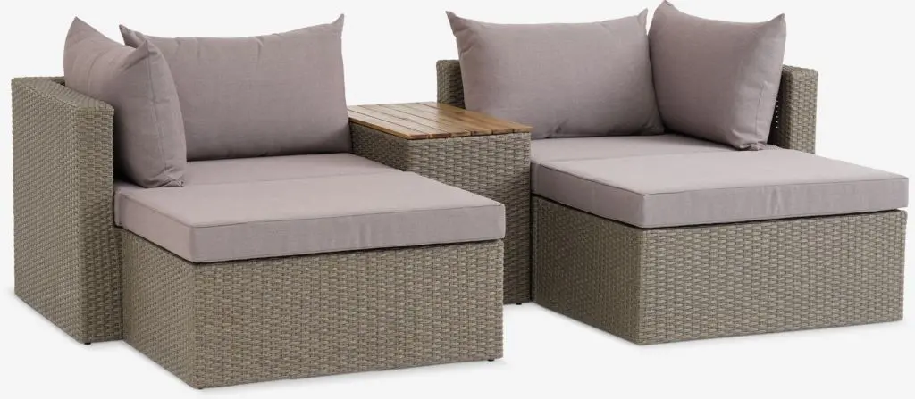 JYSK Set terasă modular SOLNA 4 pers natur