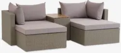 JYSK Set terasă modular SOLNA 4 pers natur
