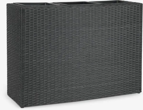 JYSK Jardinieră STOKKAND 30x83x60 neagră