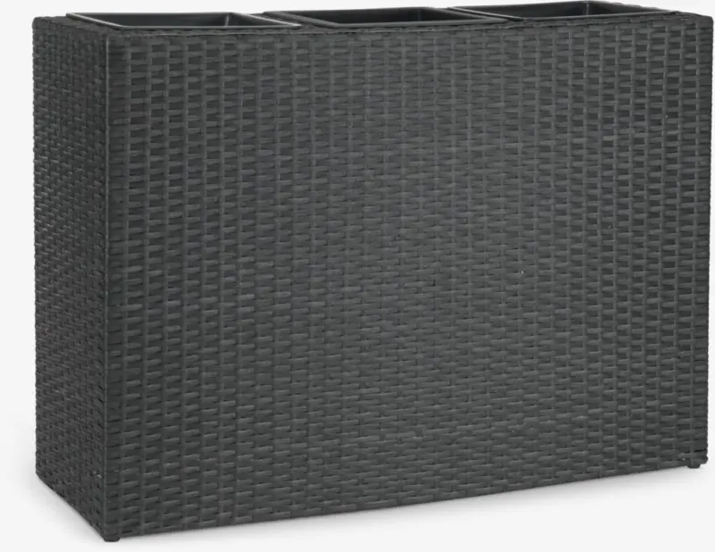 JYSK Jardinieră STOKKAND 30x83x60 neagră
