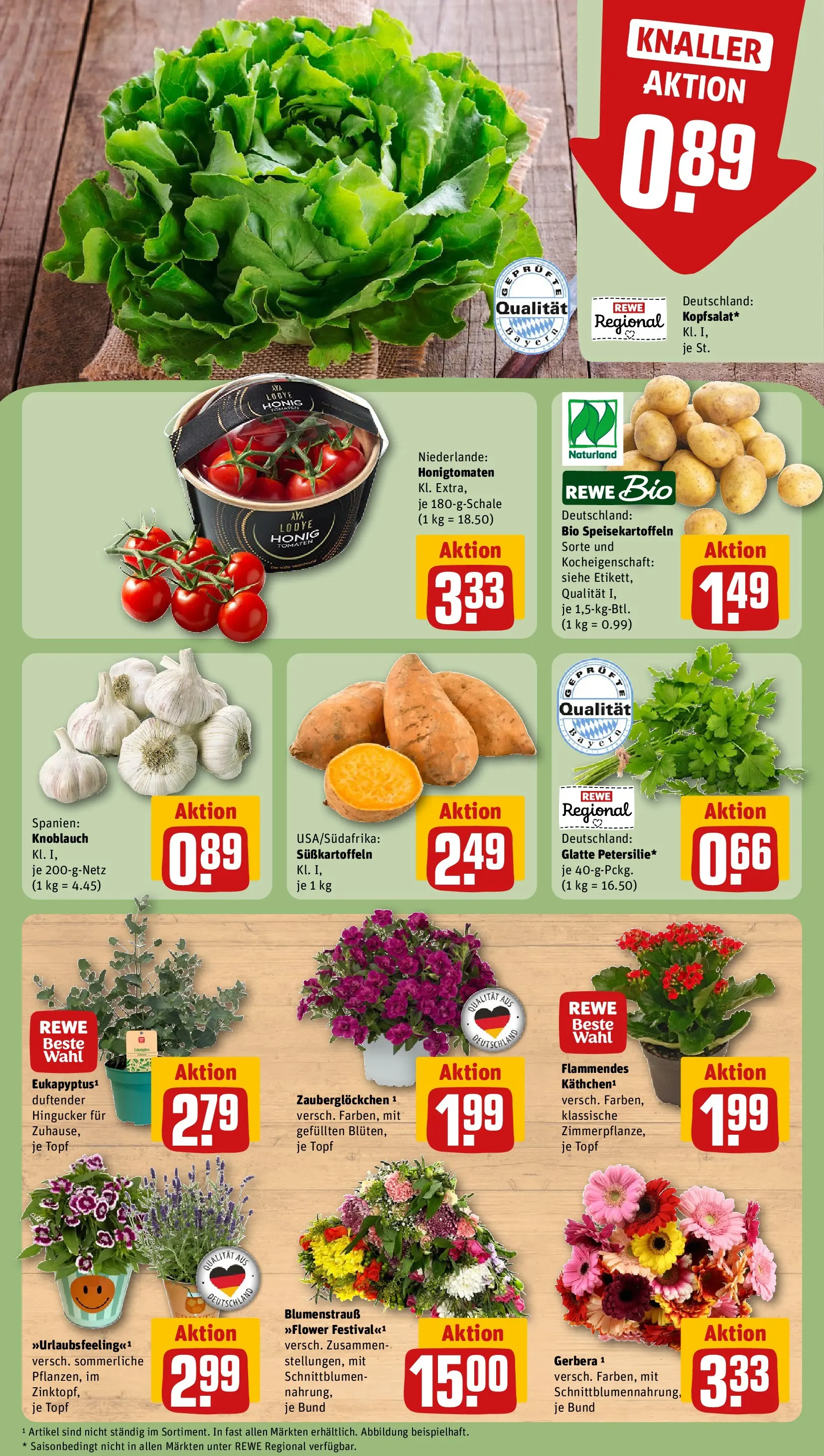 REWE Prospekt ab 07.06.2026 zum Blättern » Angebote | Seite: 7 | Produkte: Knoblauch