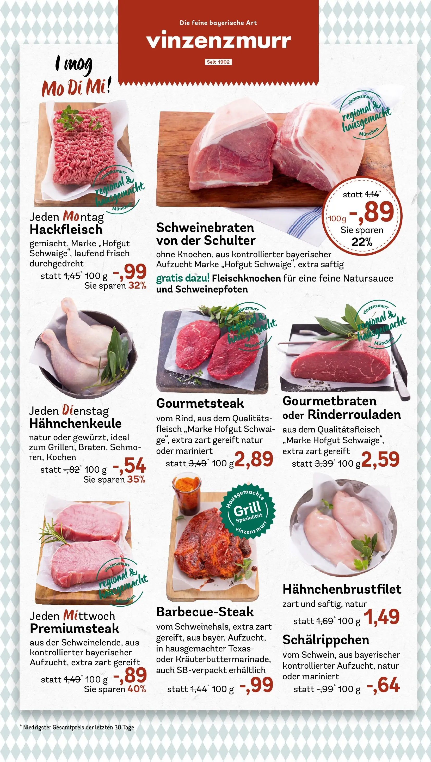 REWE Prospekt ab 07.06.2026 zum Blättern » Angebote | Seite: 8 | Produkte: Rinderrouladen, Steak, Fleisch, Hackfleisch