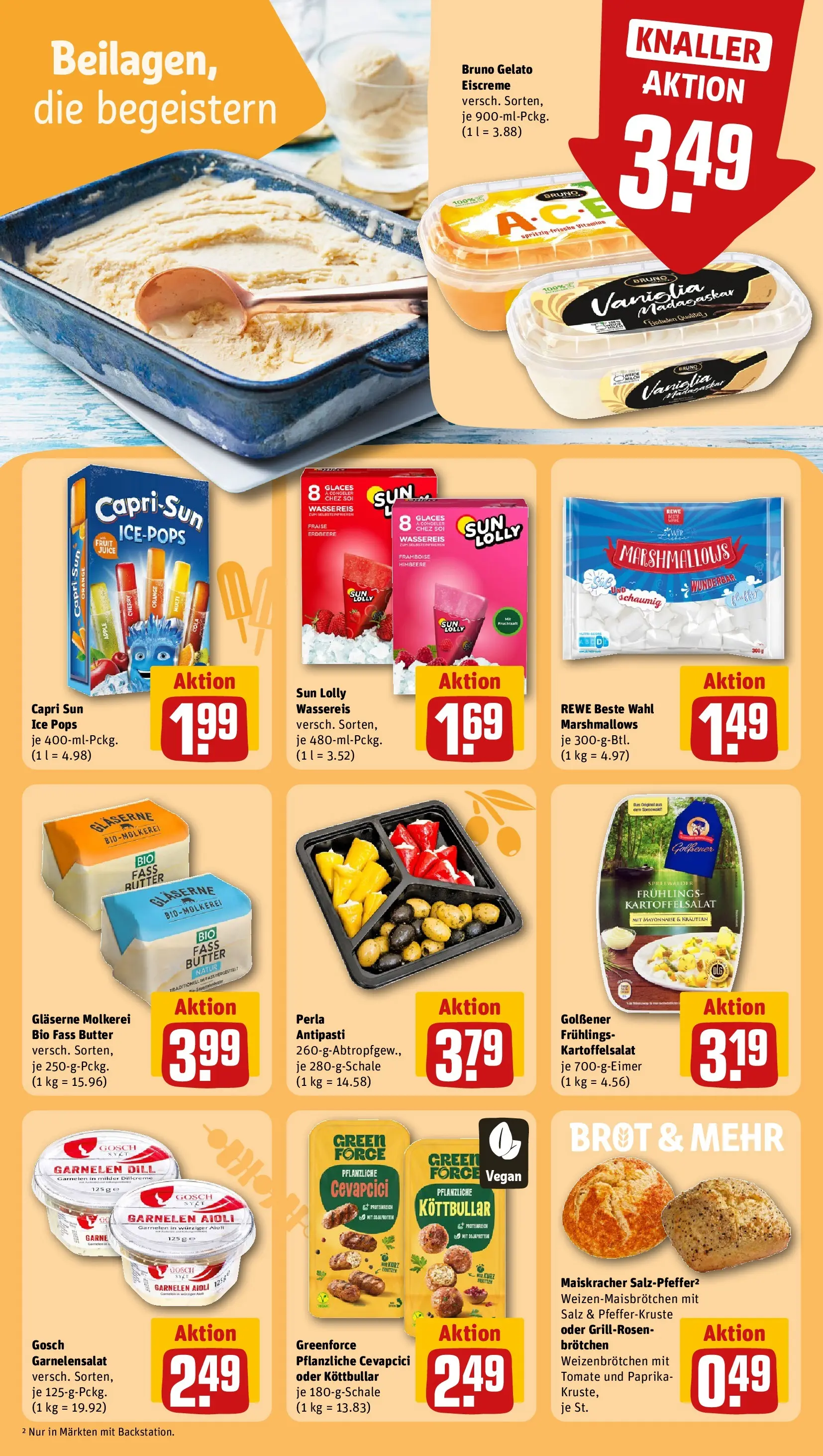 REWE Prospekt ab 07.06.2026 zum Blättern » Angebote | Seite: 18 | Produkte: Butter, Garnelen, Paprika, Salz