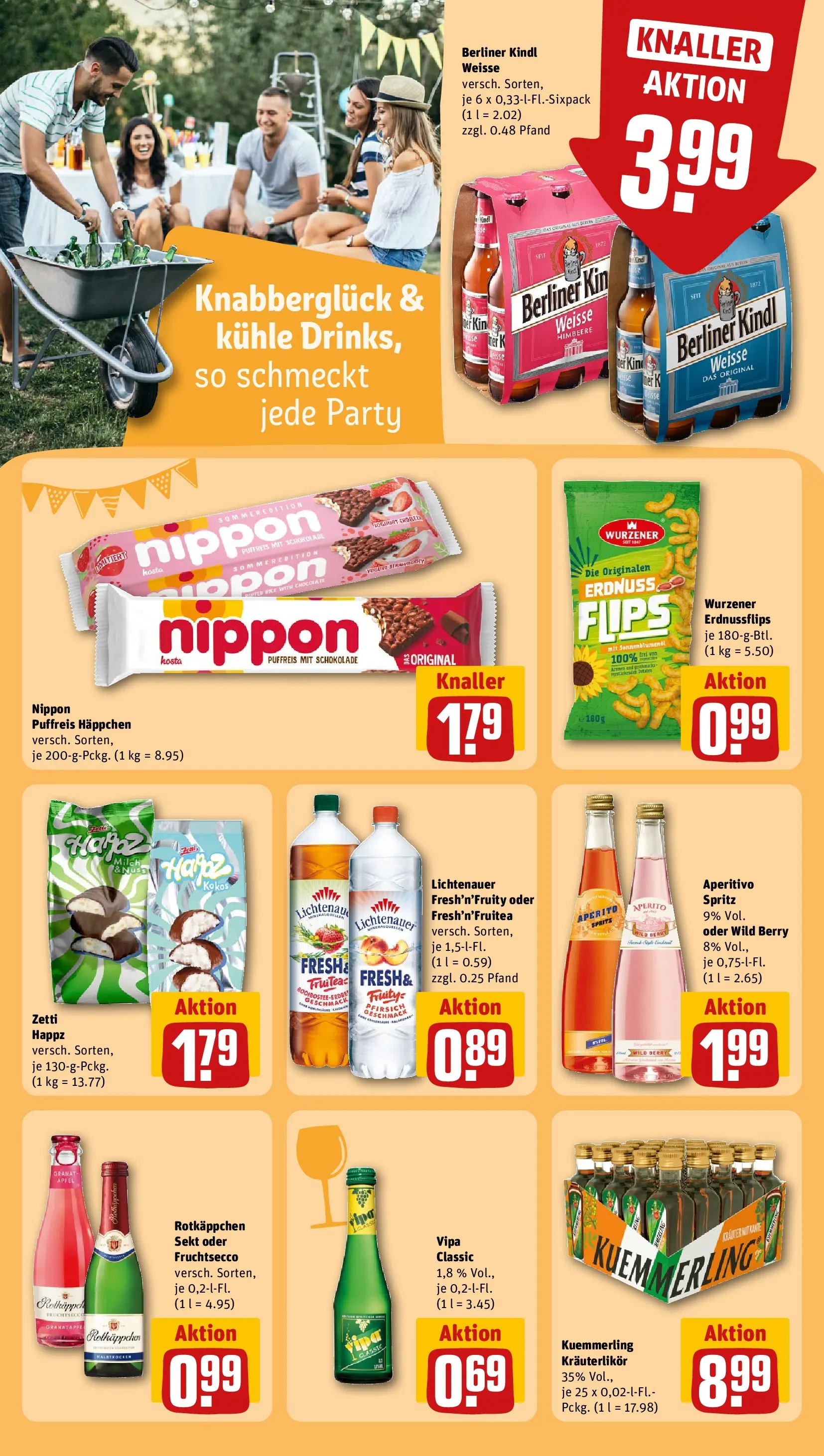 REWE Prospekt ab 07.06.2026 zum Blättern » Angebote | Seite: 19 | Produkte: Berliner, Kuemmerling, Himbeere, Rotkäppchen