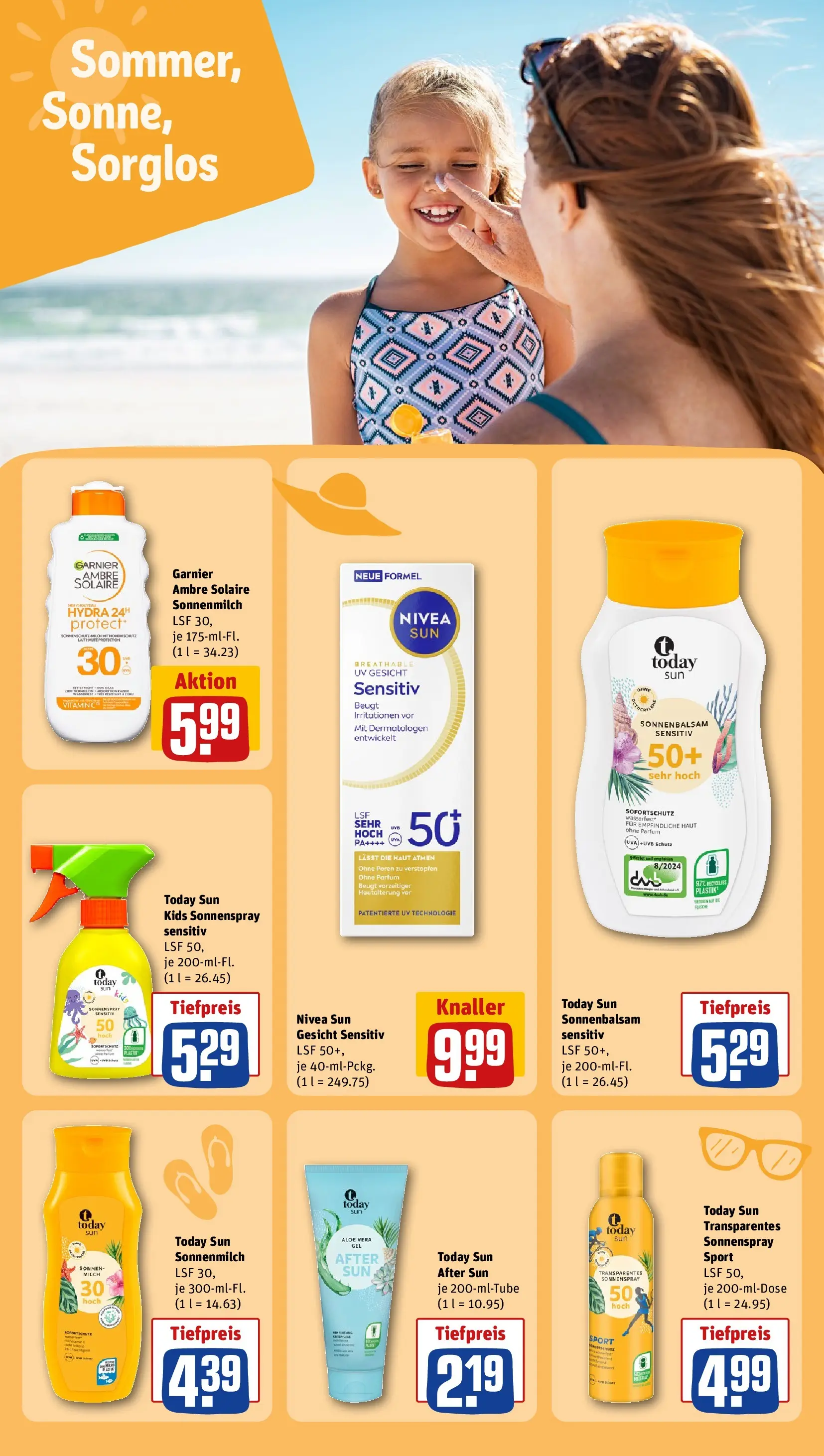 REWE Prospekt ab 07.06.2026 zum Blättern » Angebote | Seite: 21 | Produkte: Milch, Parfüm, After Sun