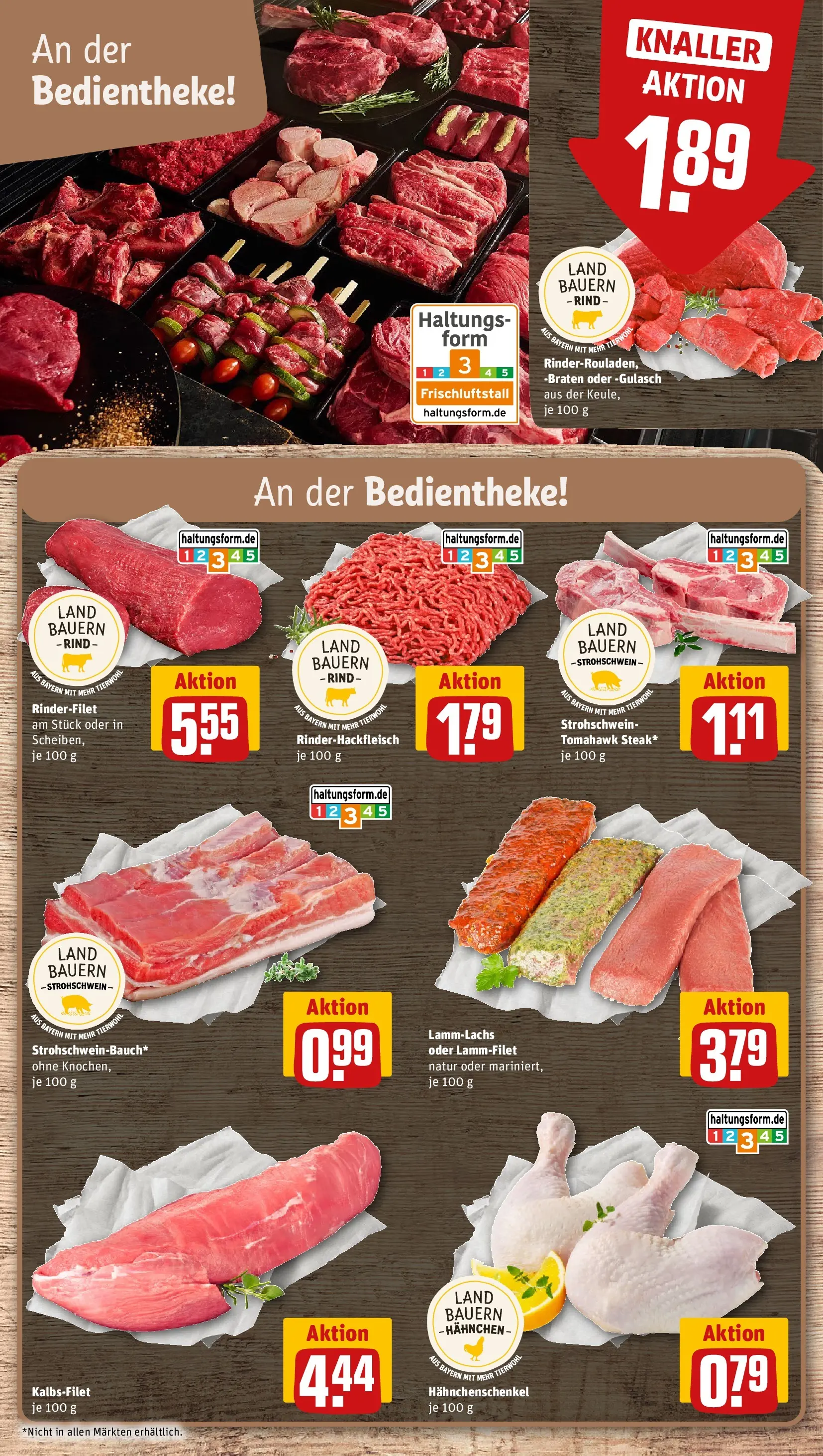 REWE Prospekt ab 08.06.2026 zum Blättern » Angebote | Seite: 8 | Produkte: Hahnchenschenkel, Rinderfilet, Gulasch, Steak
