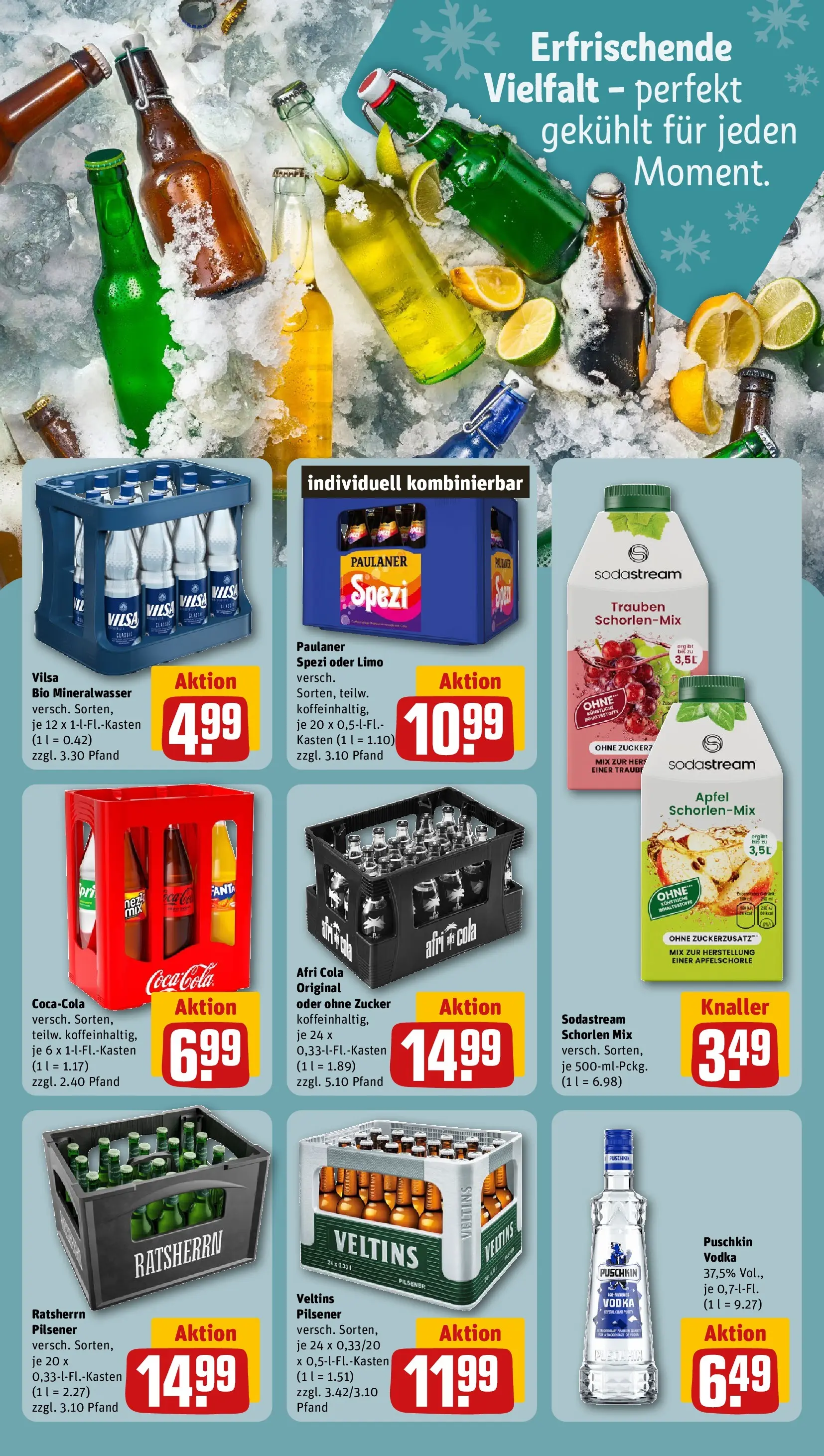 REWE Prospekt ab 07.06.2026 zum Blättern » Angebote | Seite: 17 | Produkte: Coca cola, Cola, Trauben, Vodka