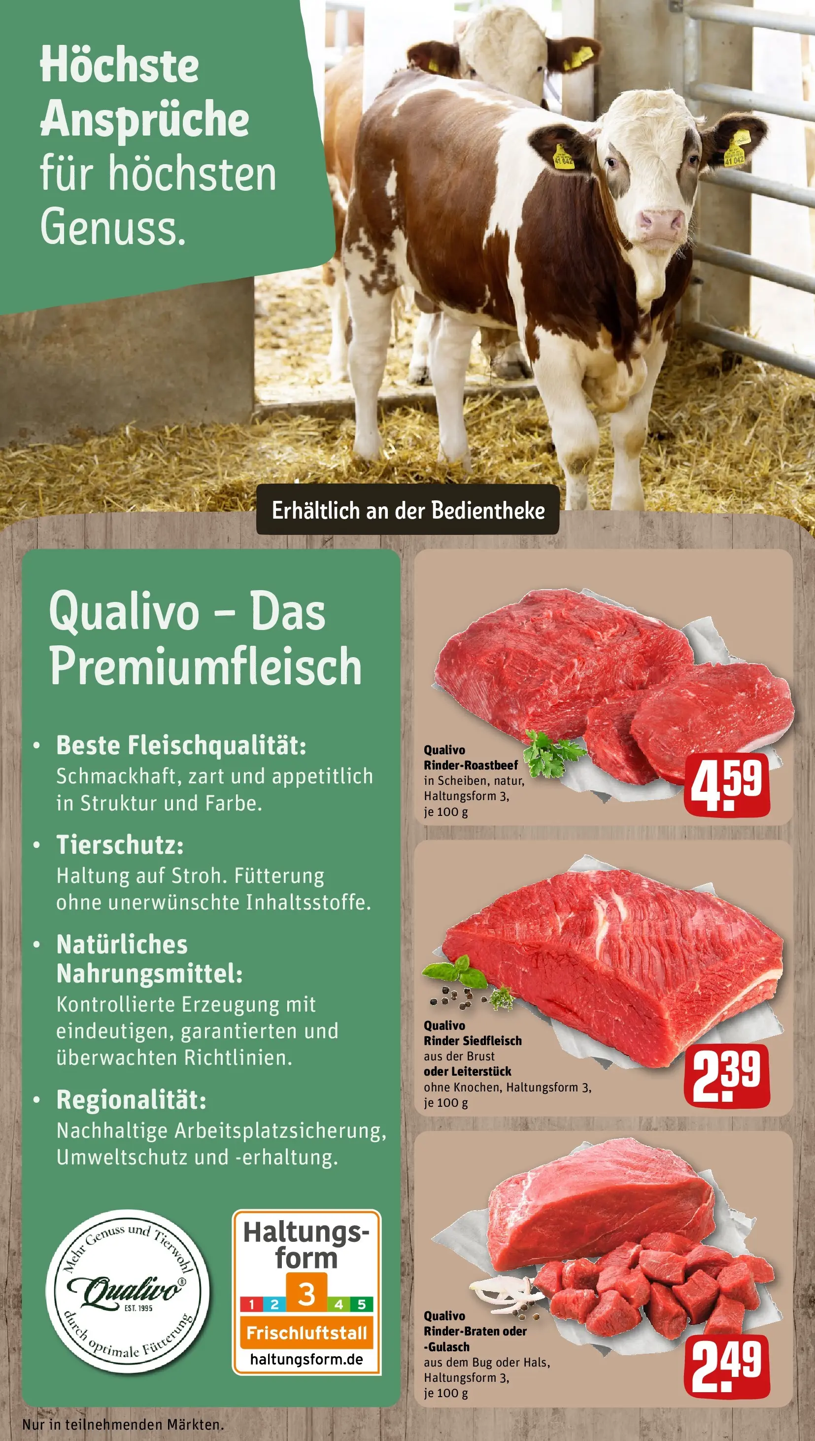 REWE Prospekt ab 08.06.2026 zum Blättern » Angebote | Seite: 12 | Produkte: Rinderbraten, Gulasch