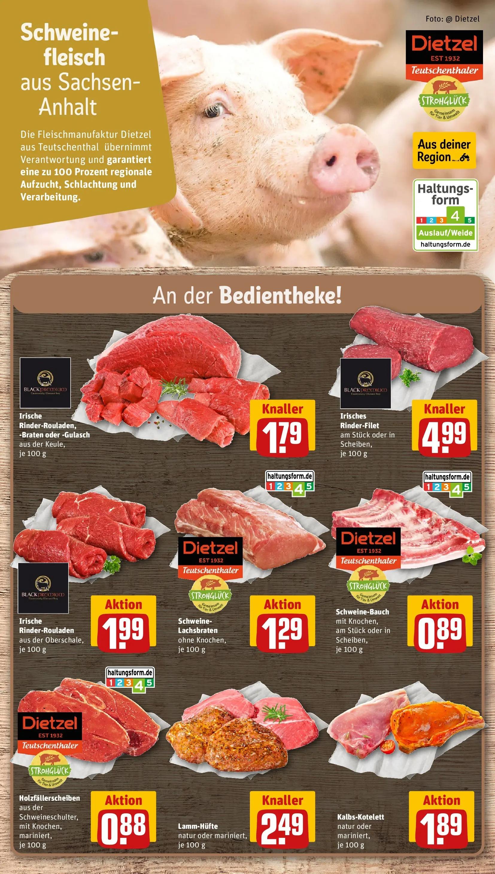 REWE Prospekt ab 08.06.2026 zum Blättern » Angebote | Seite: 8 | Produkte: Rinderrouladen, Rinderfilet, Gulasch, Fleisch