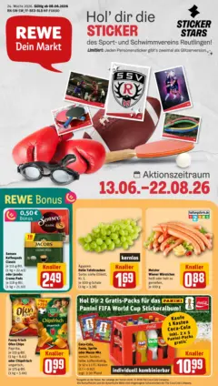 Rewe Prospekt Reutlingen/Ringelbach ab 08.06.2026 gültig