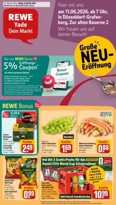 Rewe Prospekt Düsseldorf / Grafenberg ab 08.06.2026 gültig Rewe Prospekt Düsseldorf / Grafenberg ab 08.06.2026 gültig