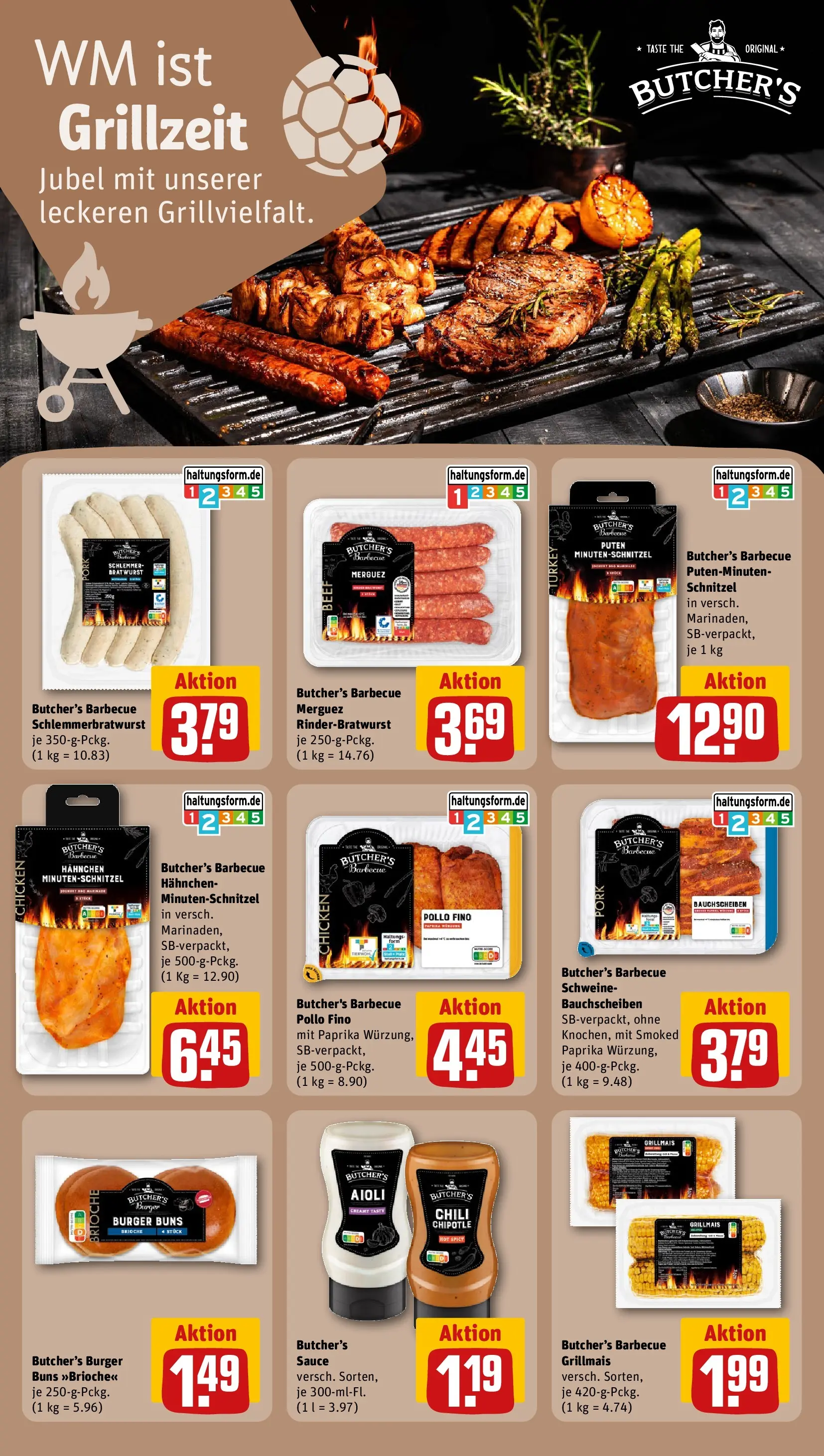 REWE Prospekt ab 08.06.2026 zum Blättern » Angebote | Seite: 13 | Produkte: Hahnchen, Schnitzel, Paprika, Chili